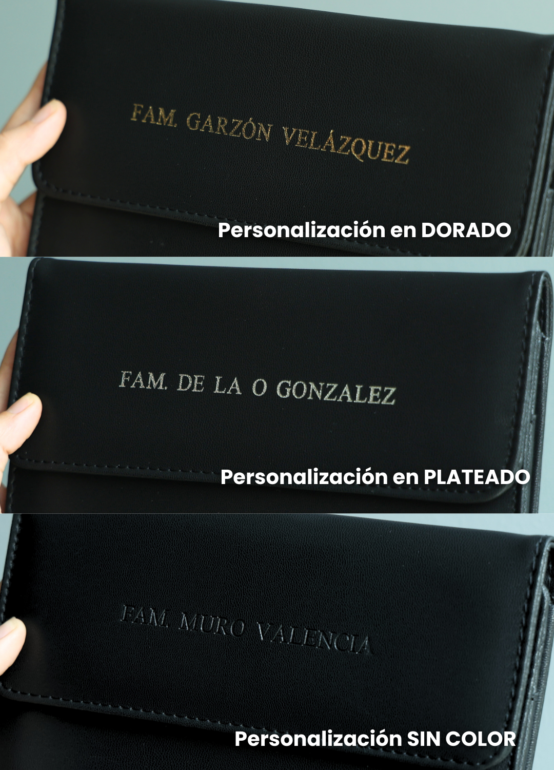 Portapasaporte Familiar para 4 Personas