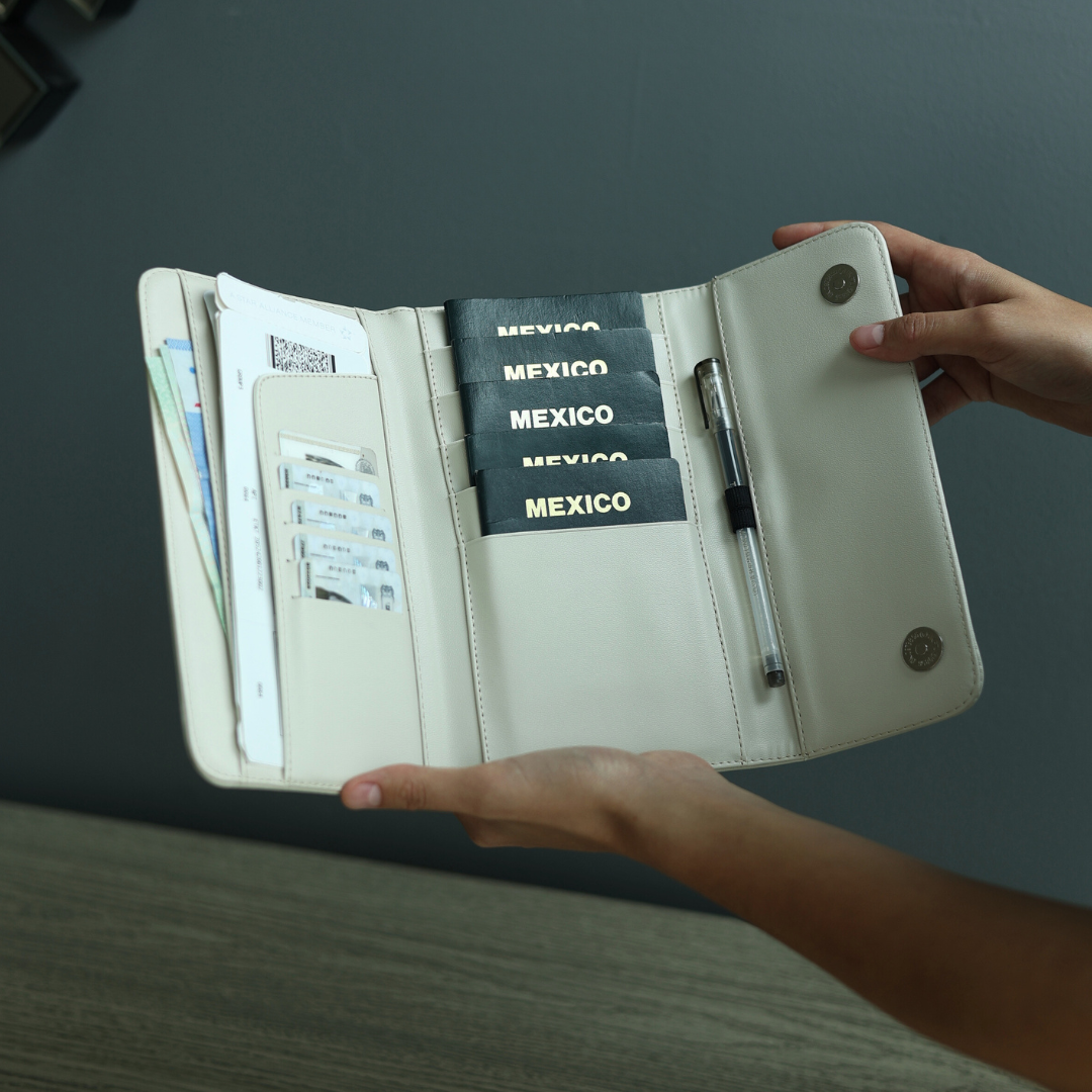 Portapasaporte Familiar para 5 Personas