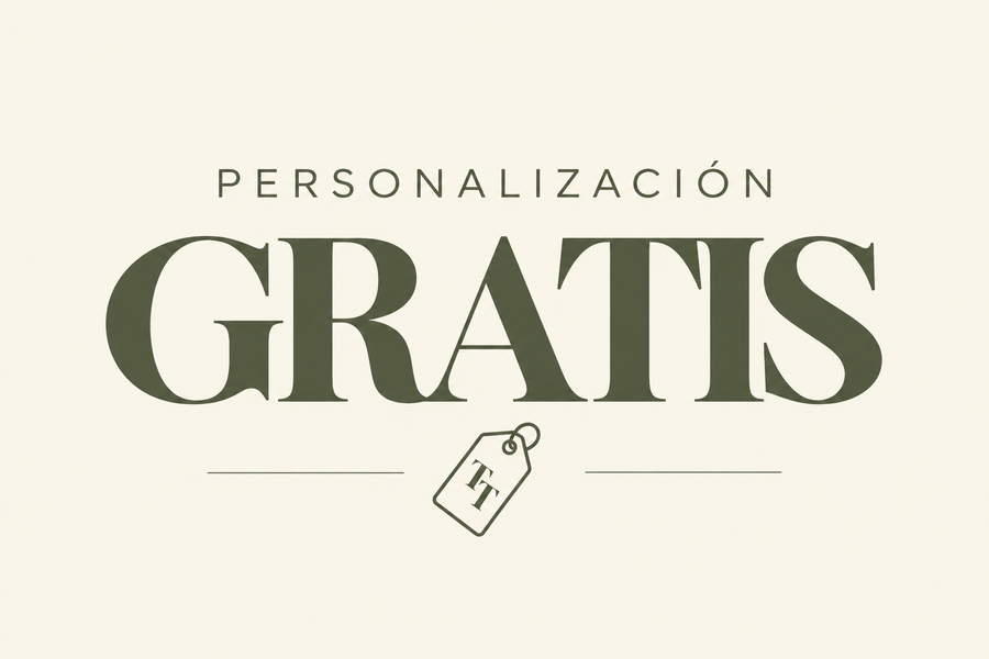 Personaliza tus productos sin costo adicional