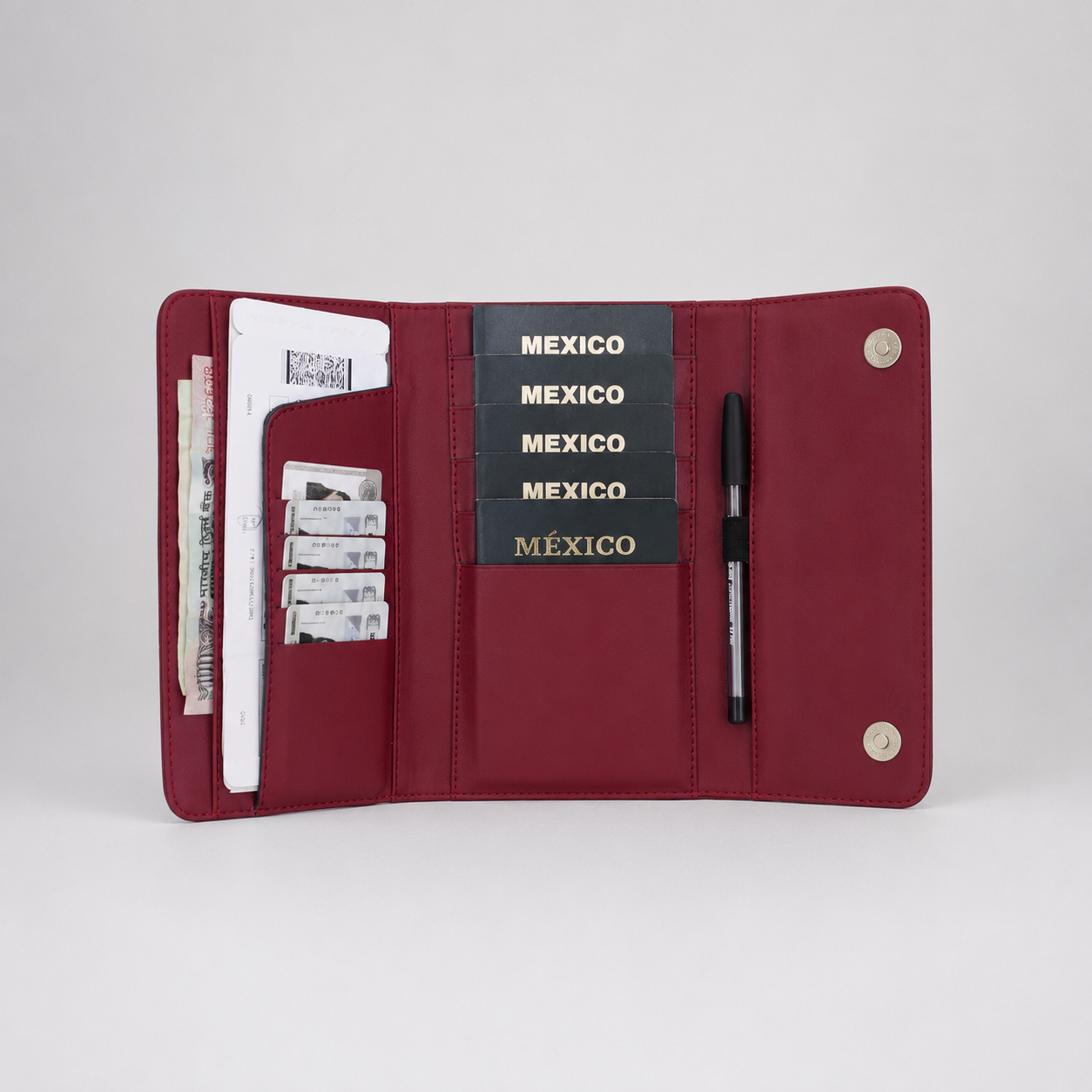 Portapasaporte Familiar para 5 Personas