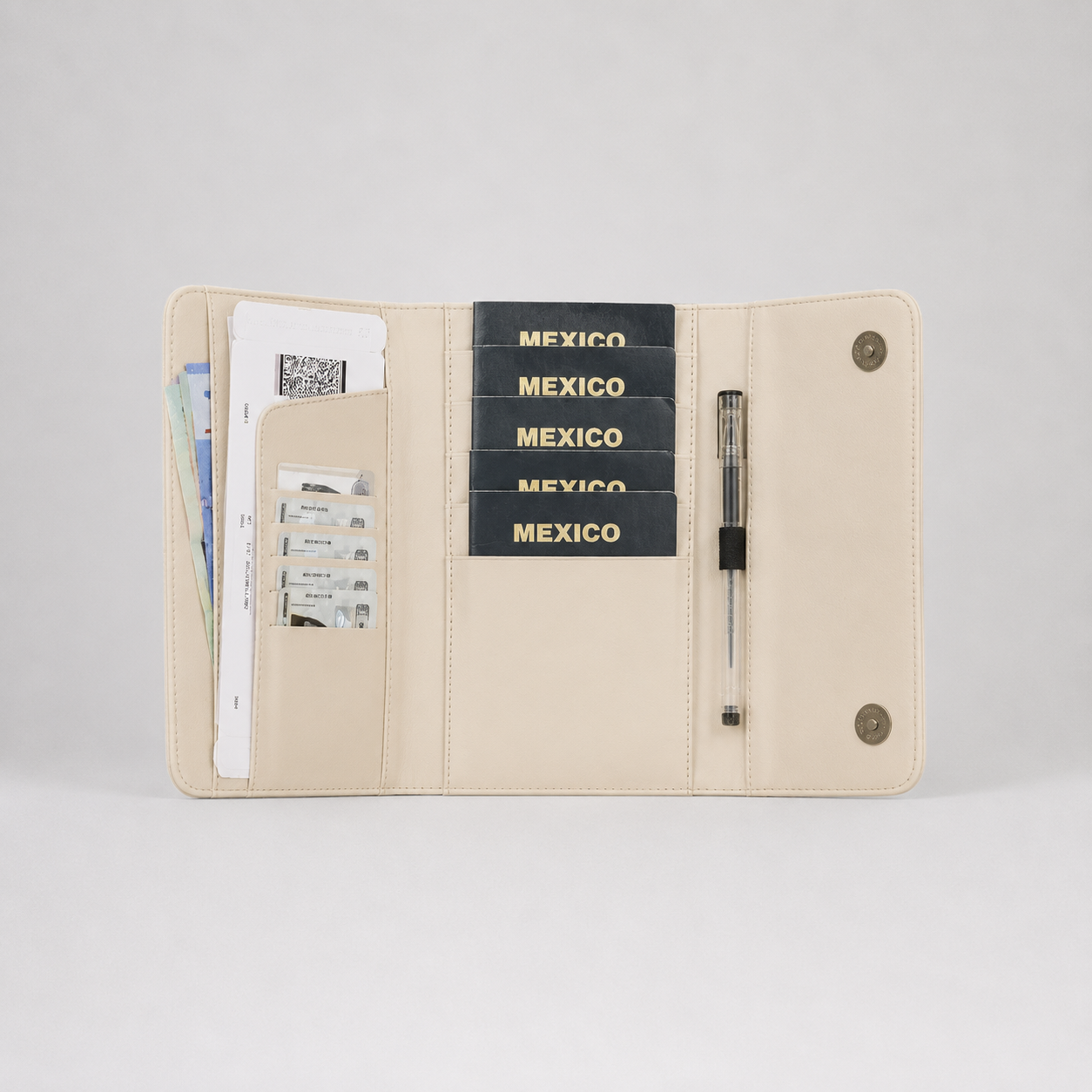 Portapasaporte Familiar para 5 Personas