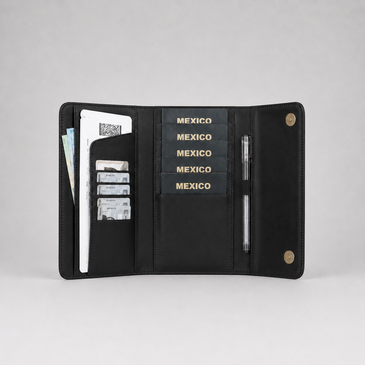 Portapasaporte Familiar para 5 Personas