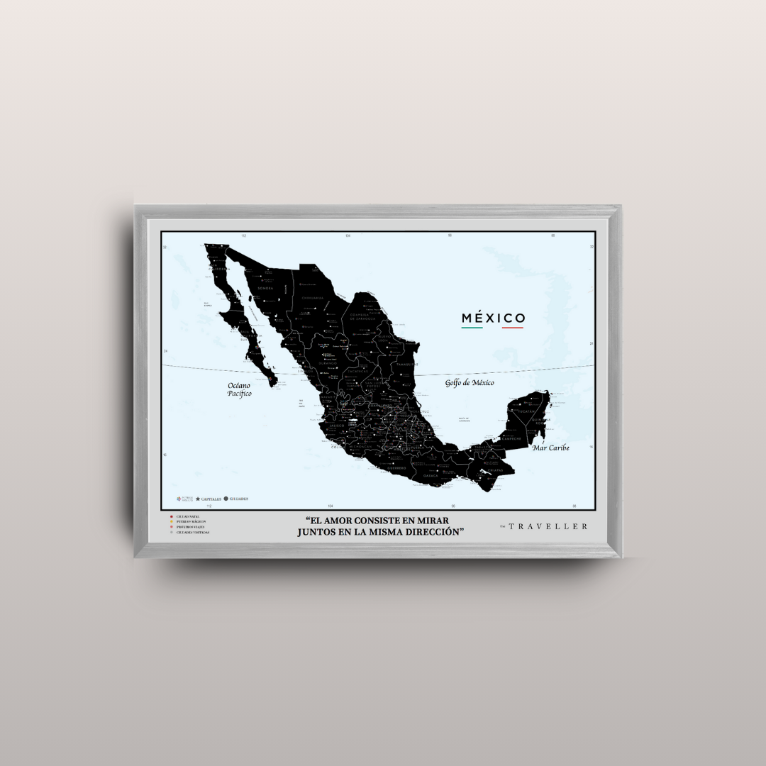 Mapas de México (90x63cm)