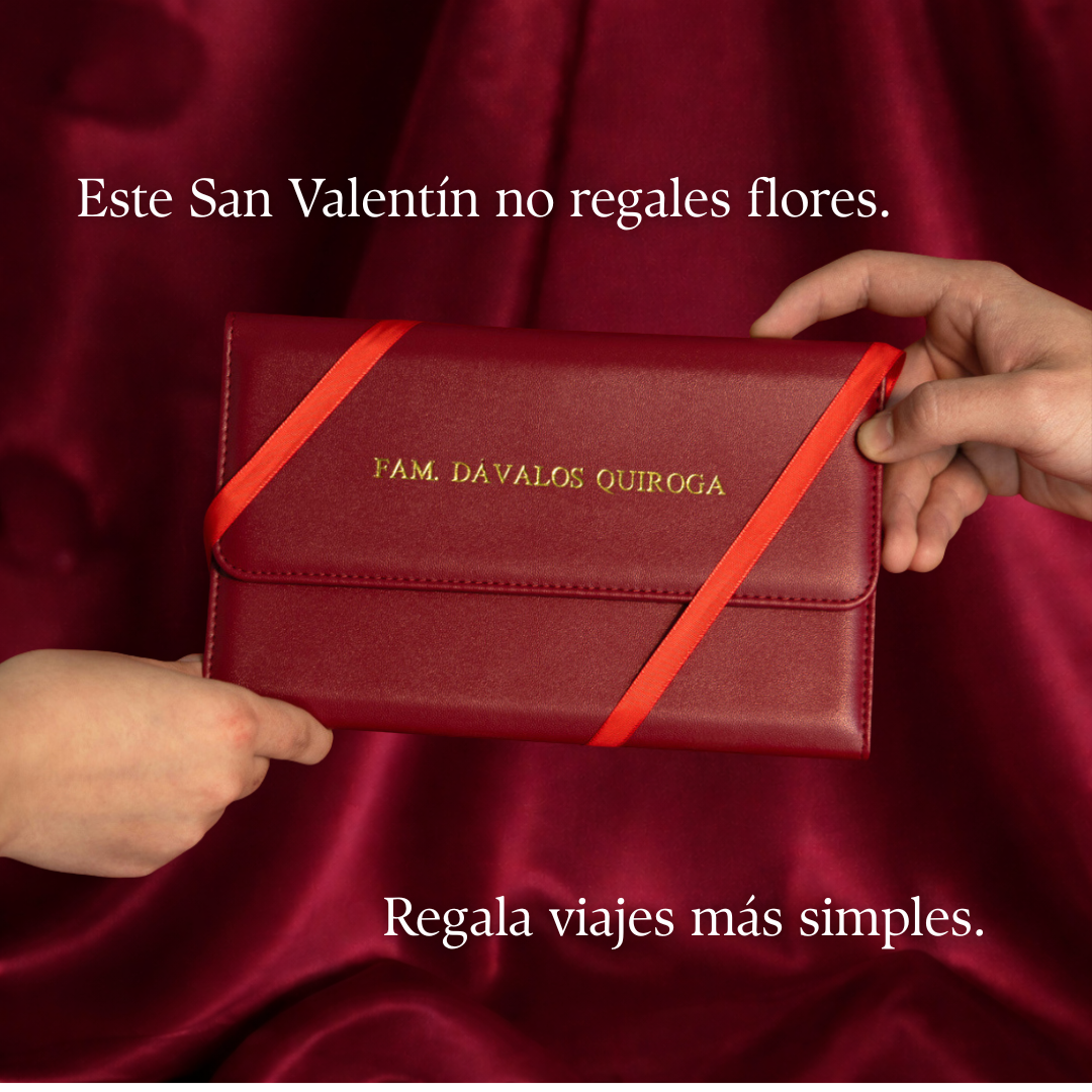 Portapasaporte Familiar para 4 Personas