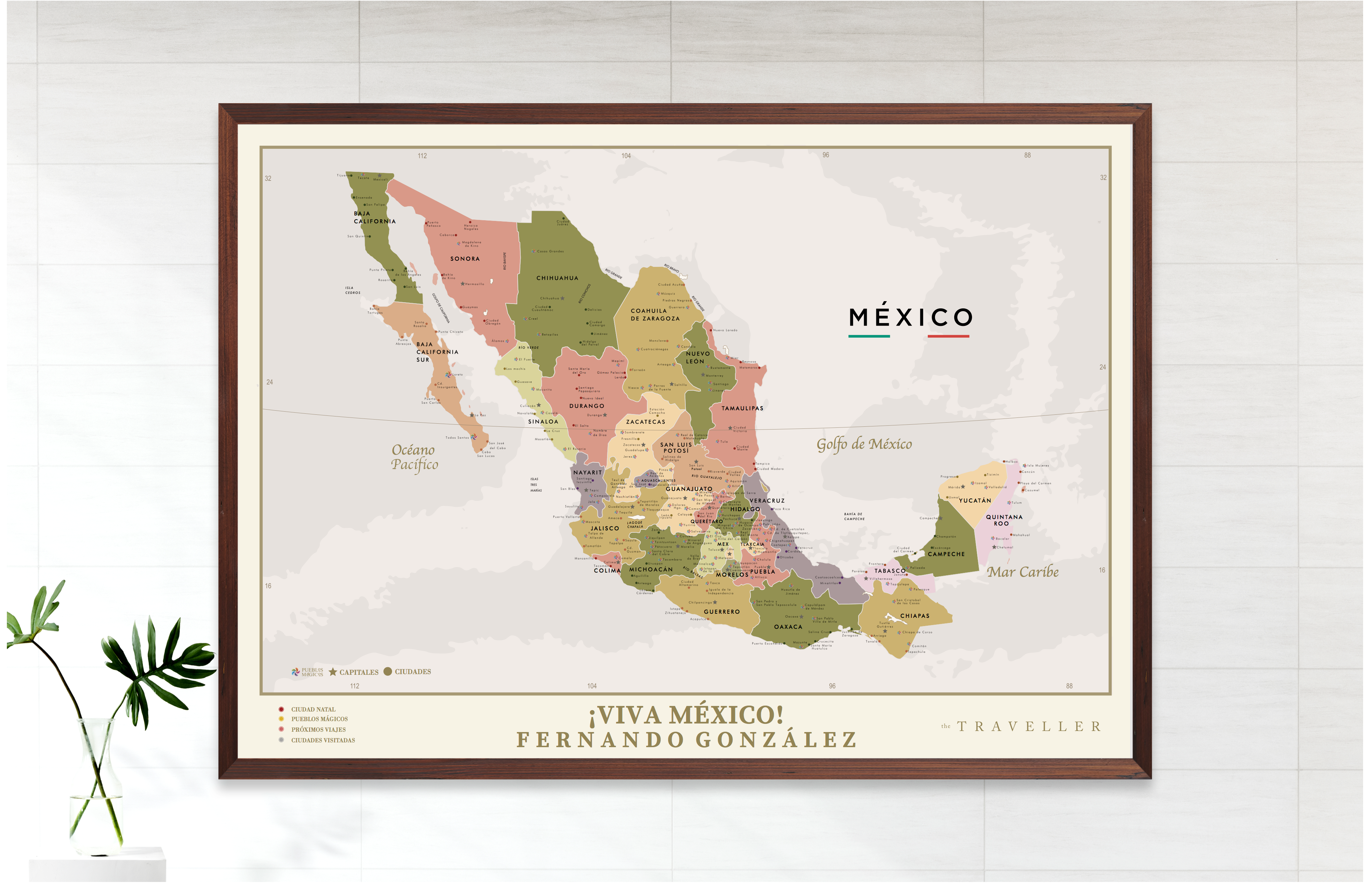 Mapas de México (70x49cm)