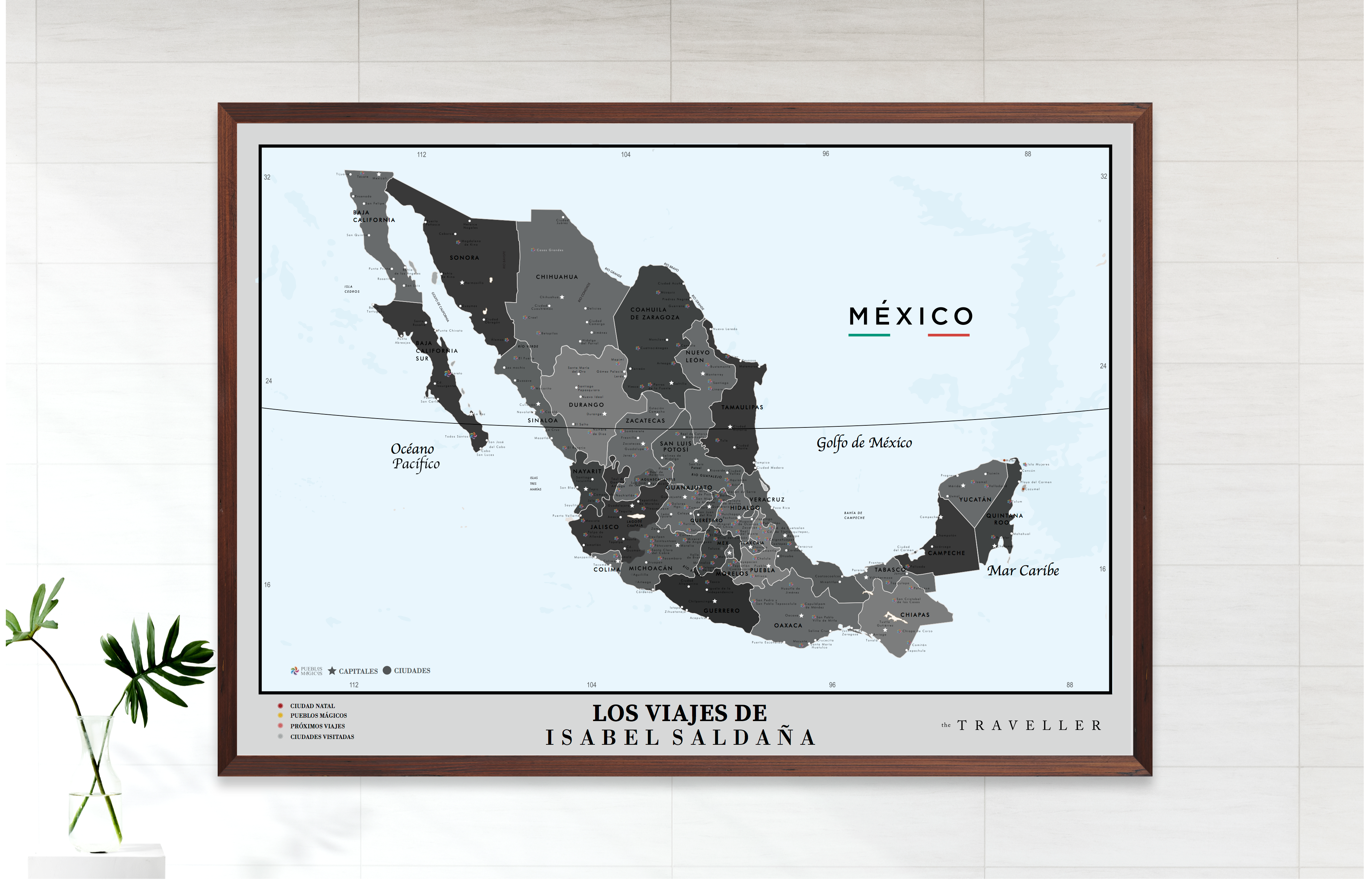 Mapas de México (70x49cm)