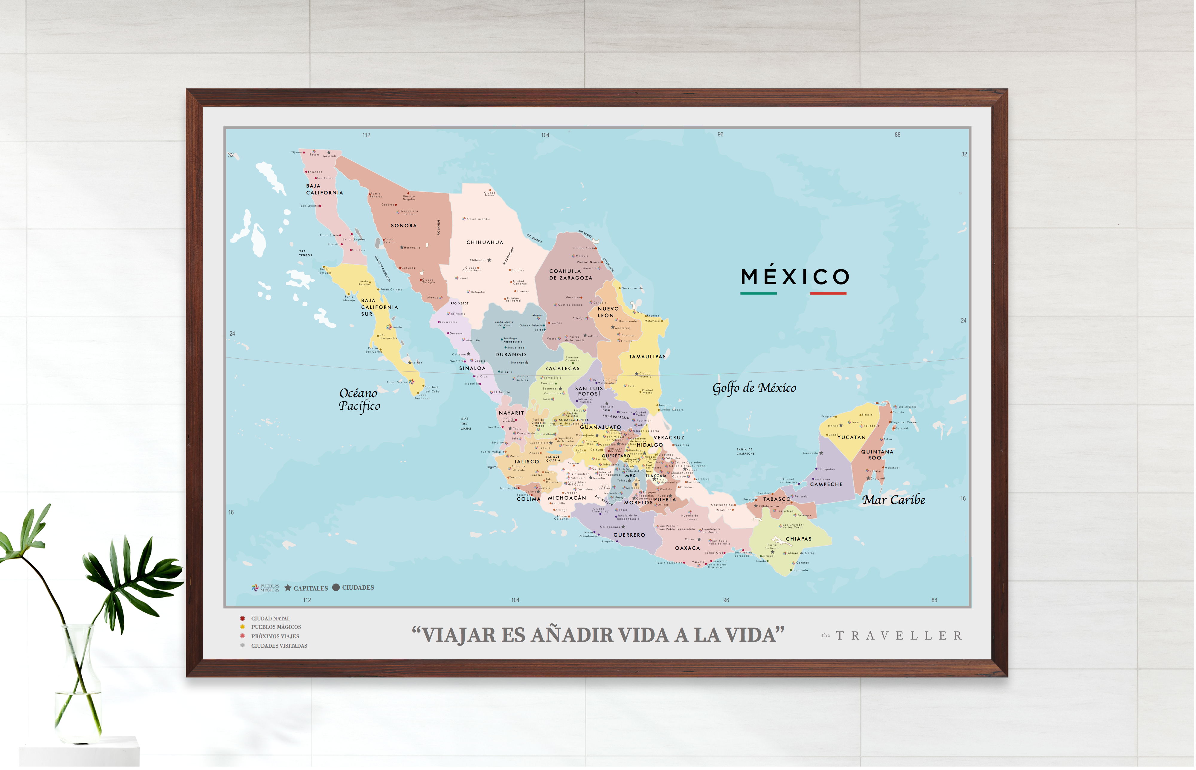 Mapas de México (70x49cm)
