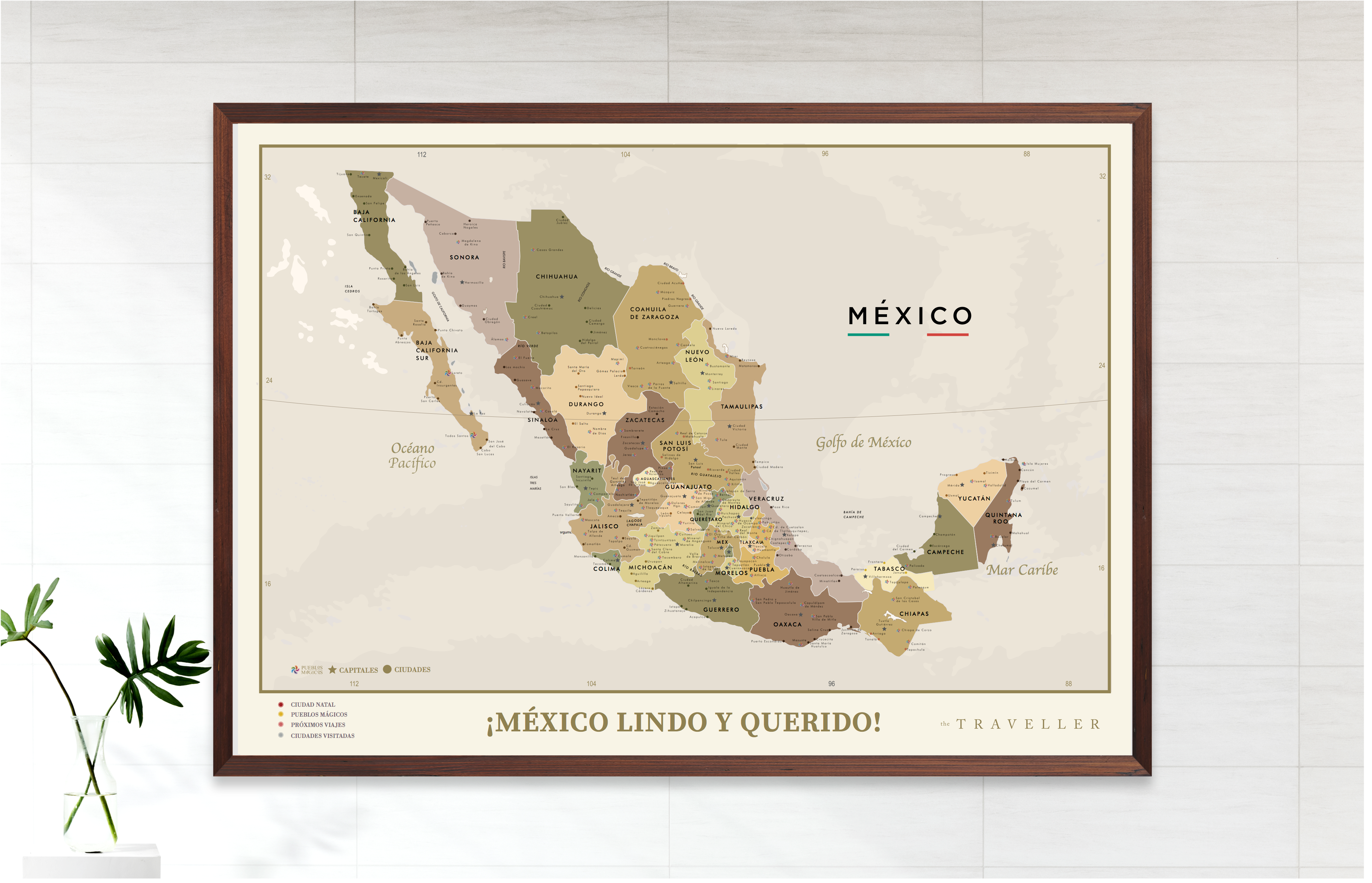 Mapas de México (70x49cm)