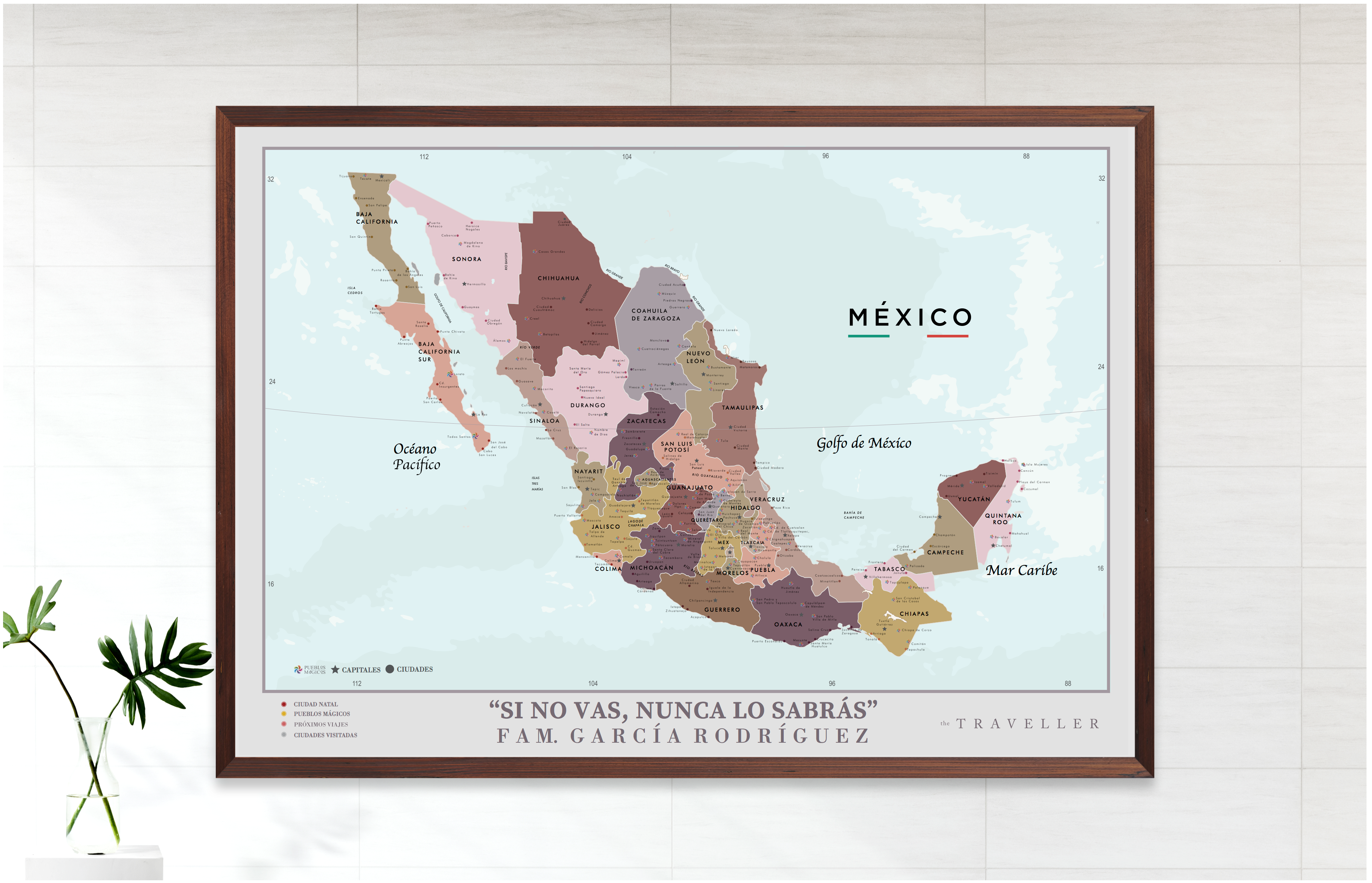 Mapas de México (70x49cm)