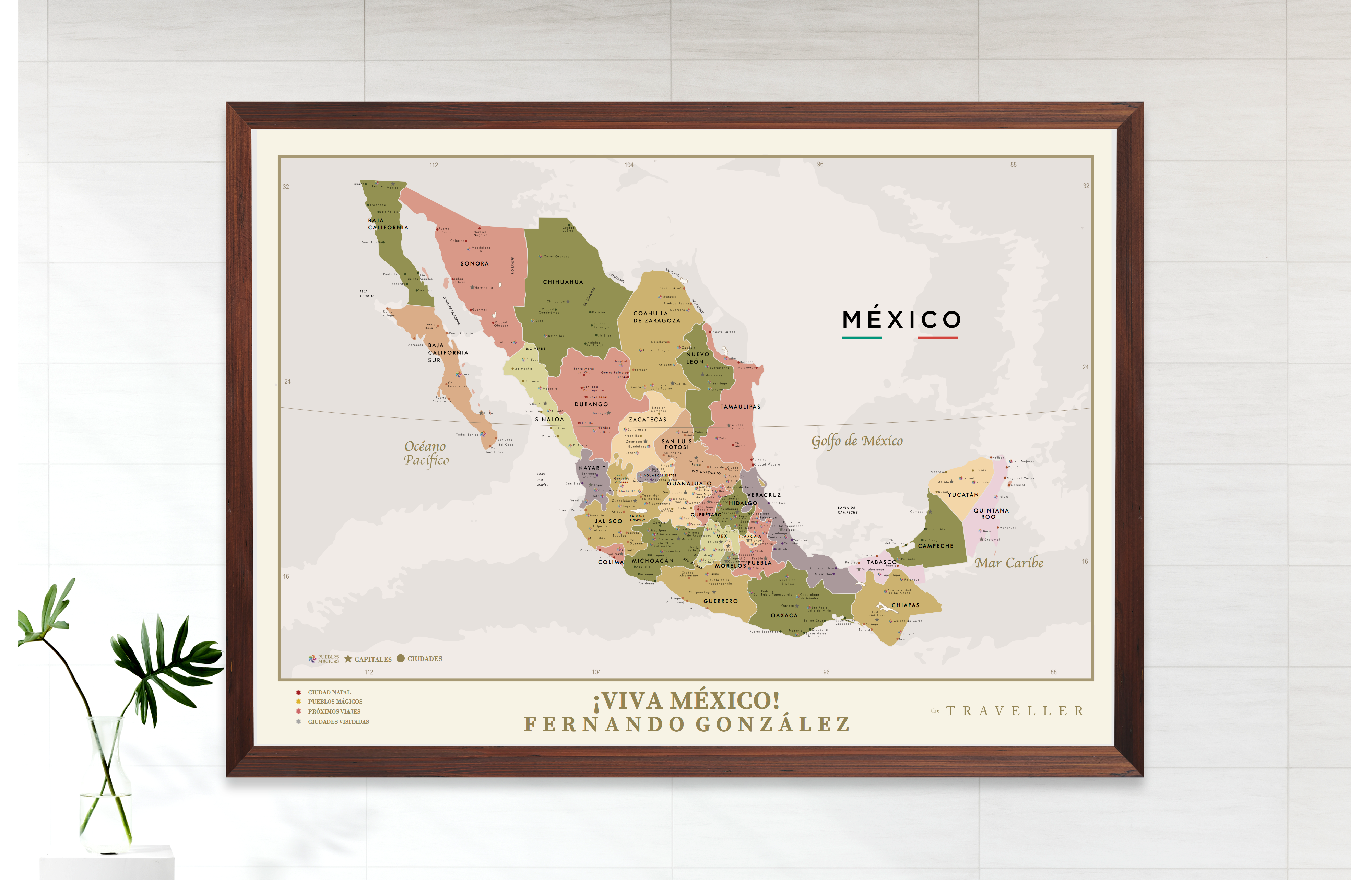 Mapas de México (70x49cm)