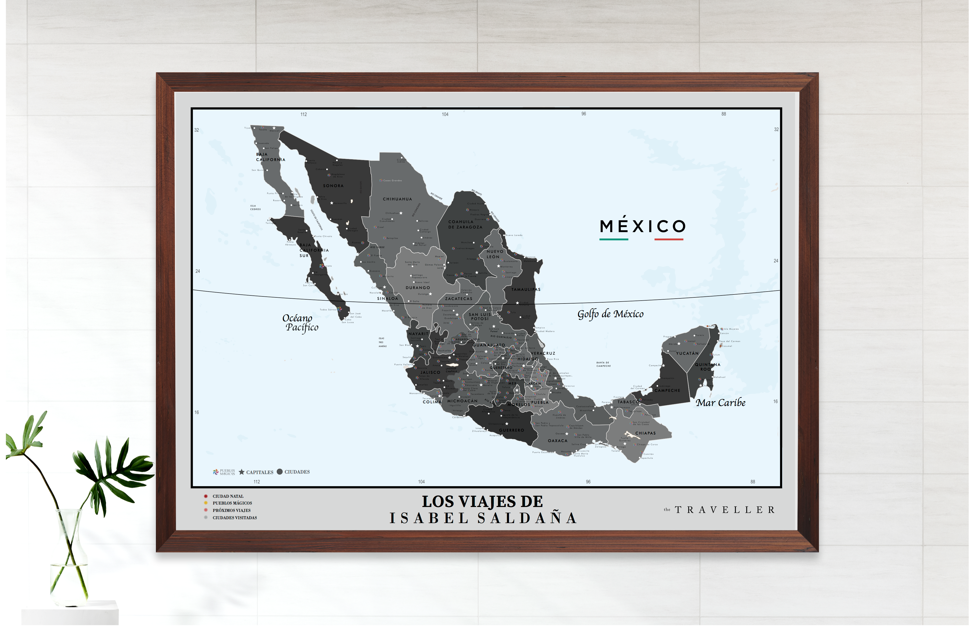 Mapas de México (70x49cm)