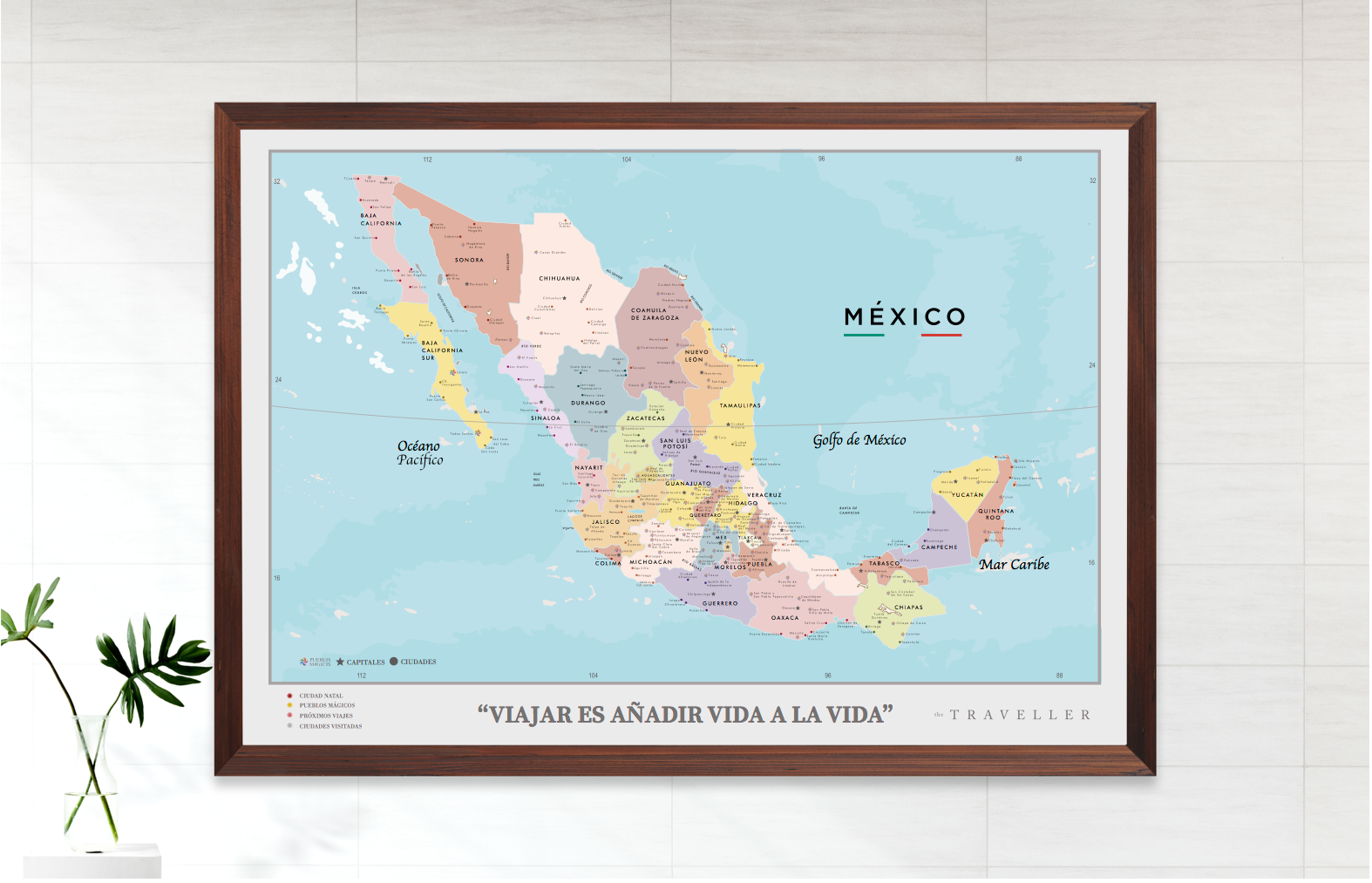 Mapas de México (70x49cm)