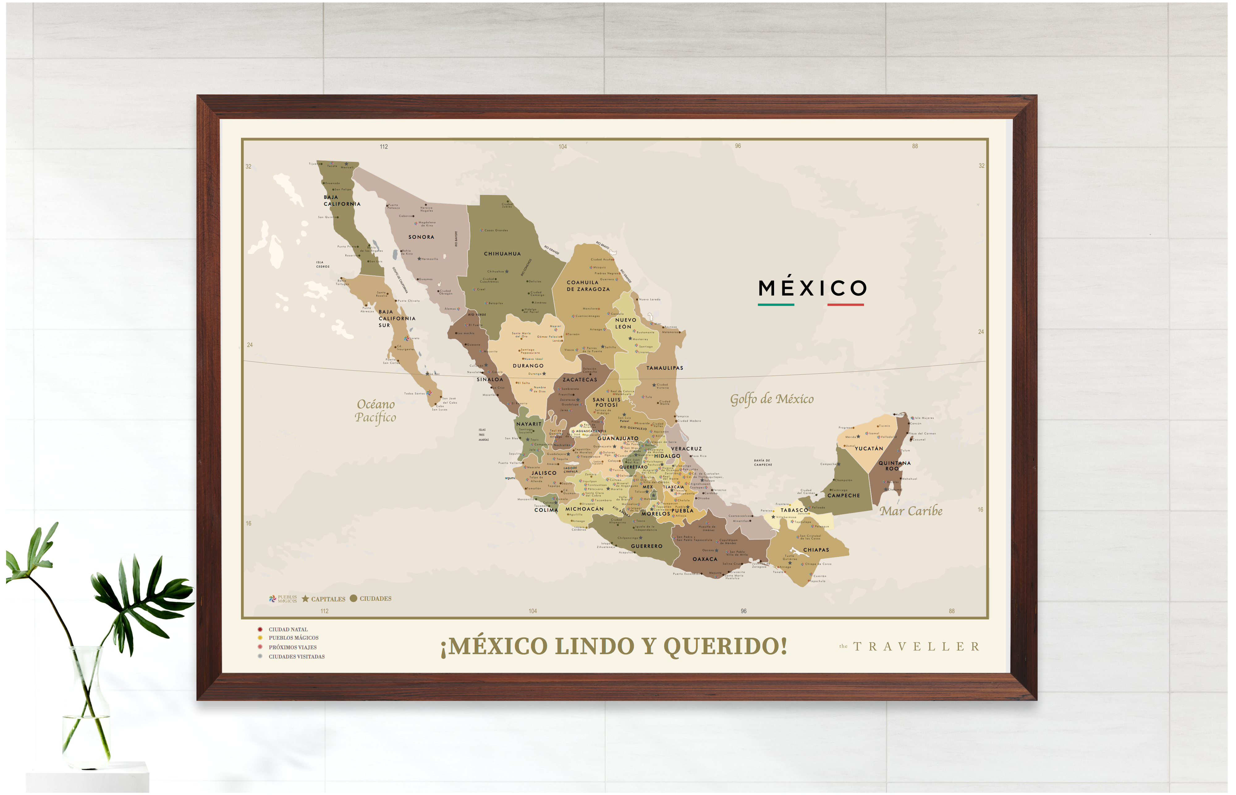 Mapas de México (70x49cm)