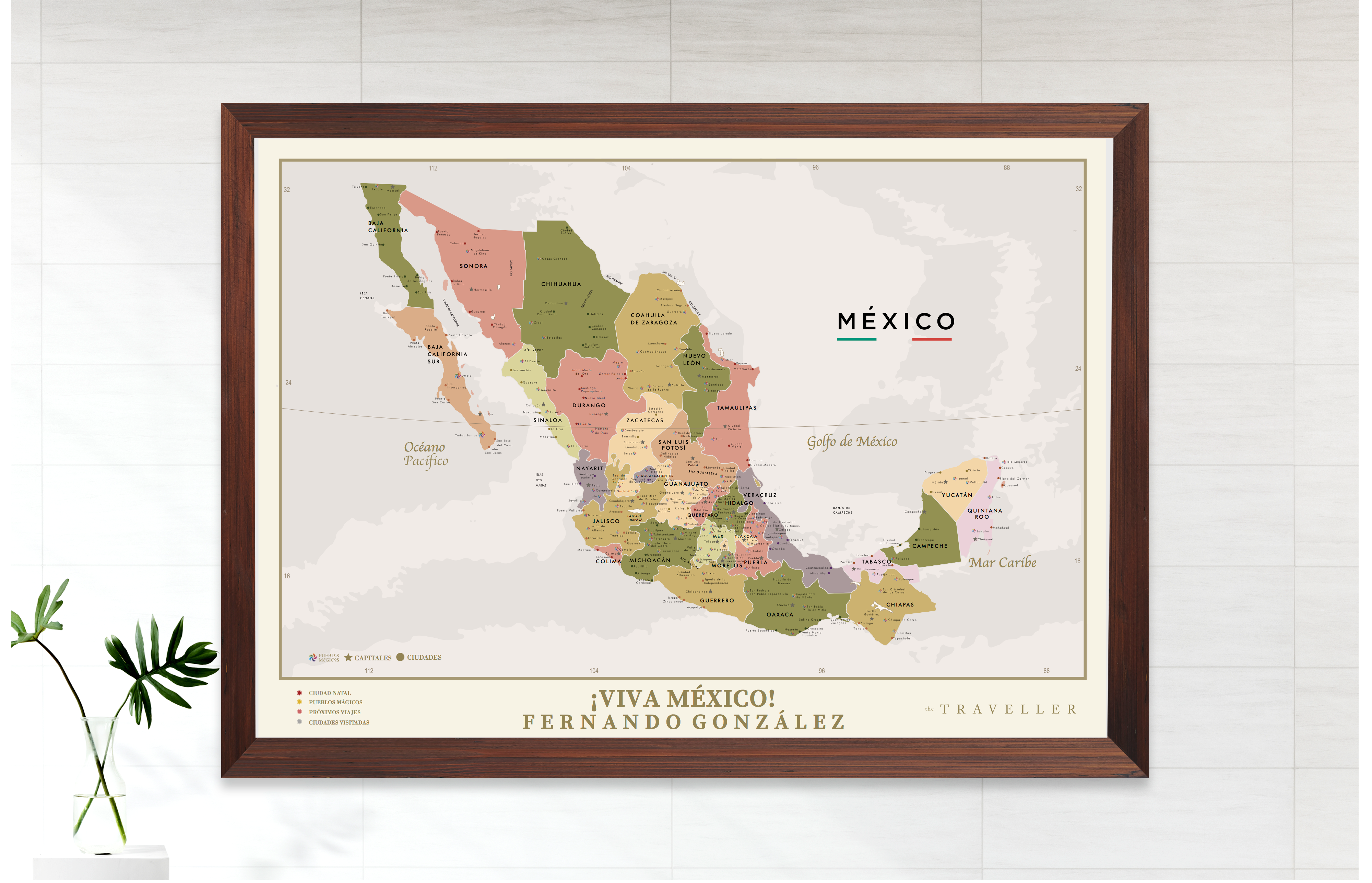 Mapas de México (70x49cm)