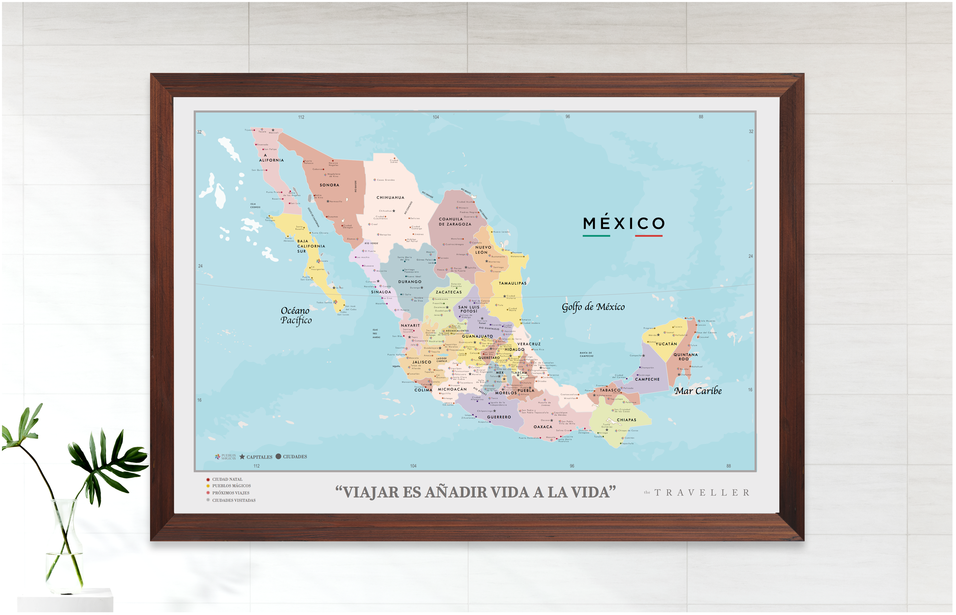 Mapas de México (70x49cm)