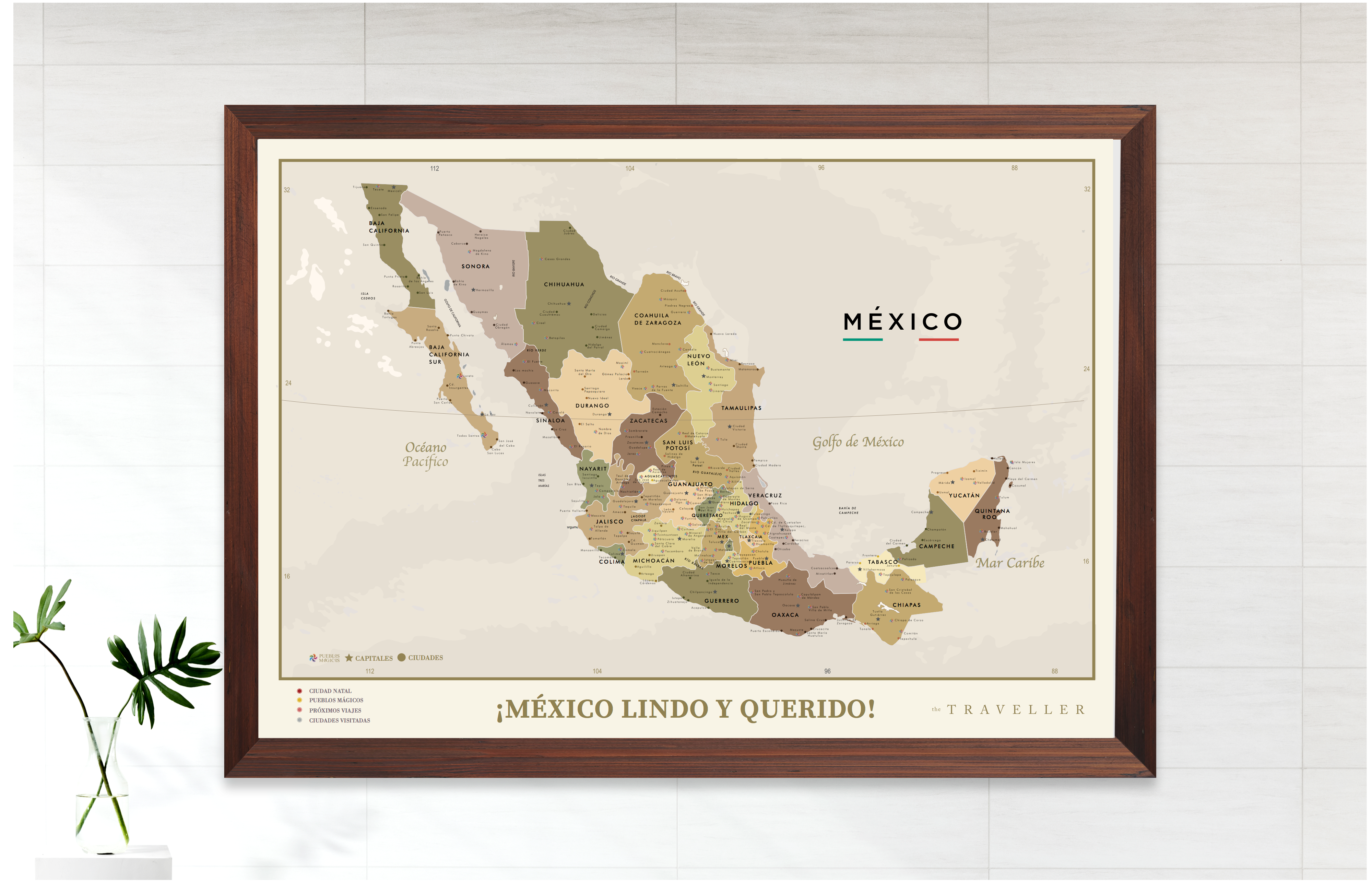Mapas de México (70x49cm)