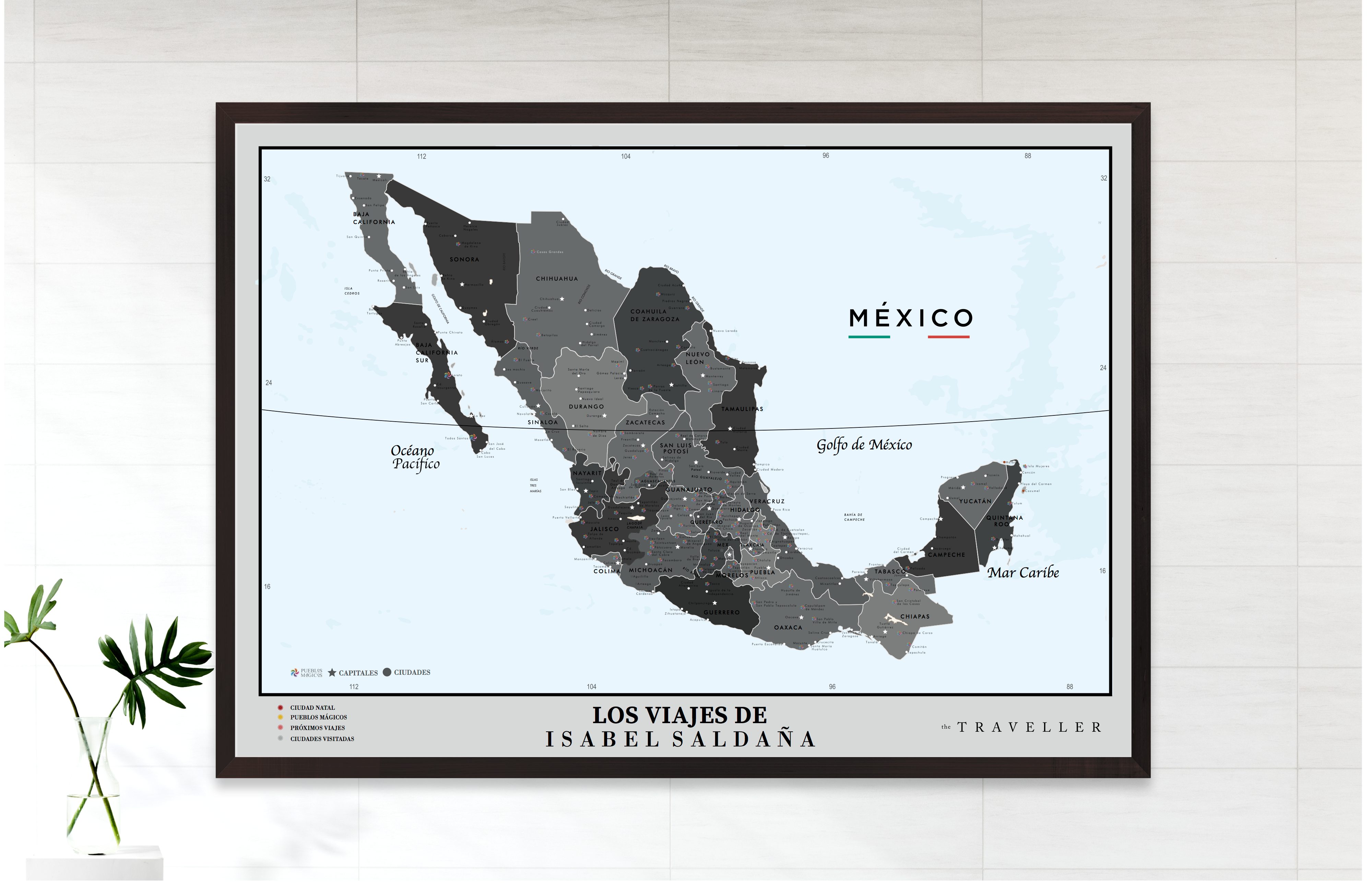Mapas de México (70x49cm)