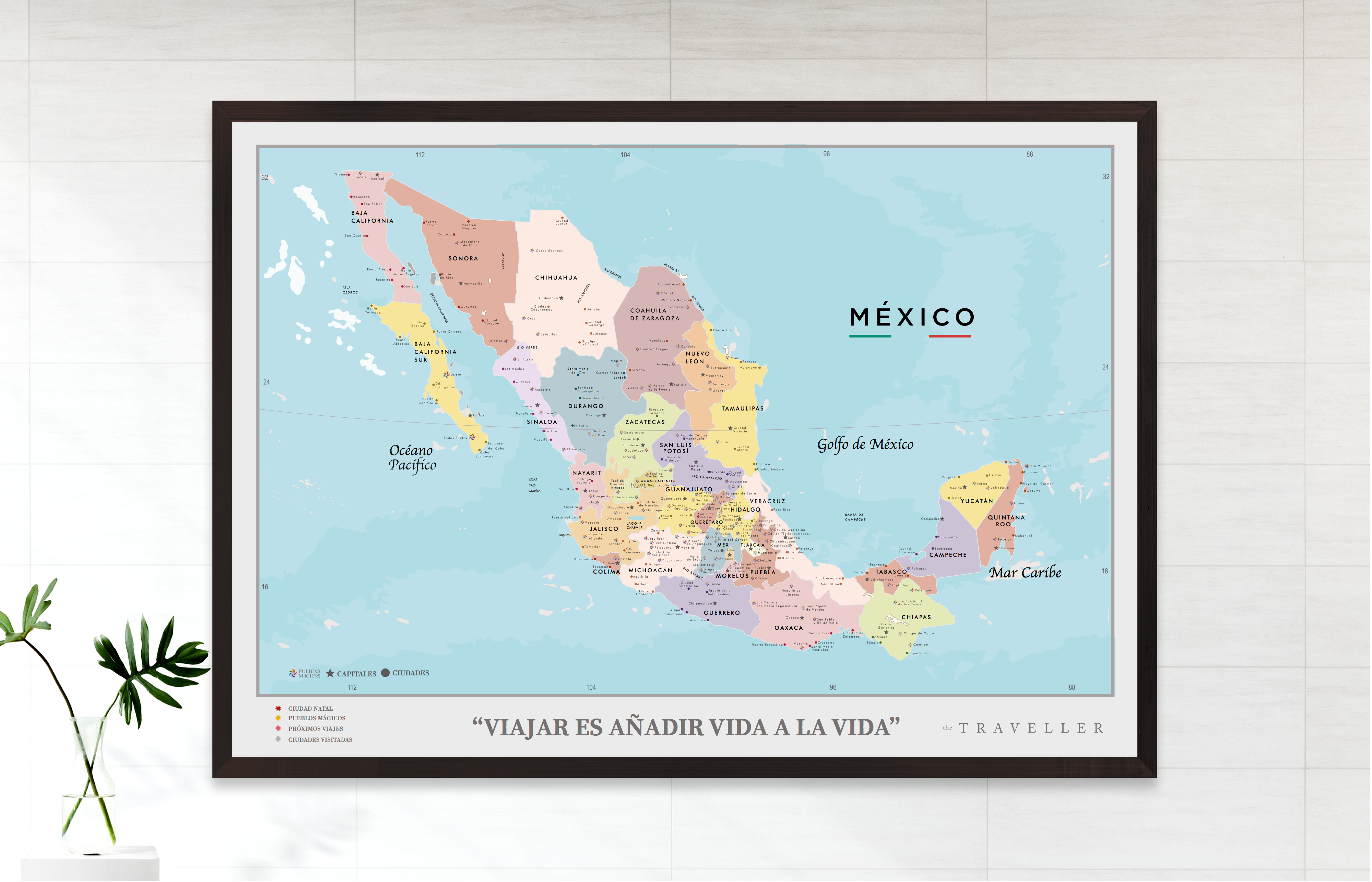 Mapas de México (70x49cm)