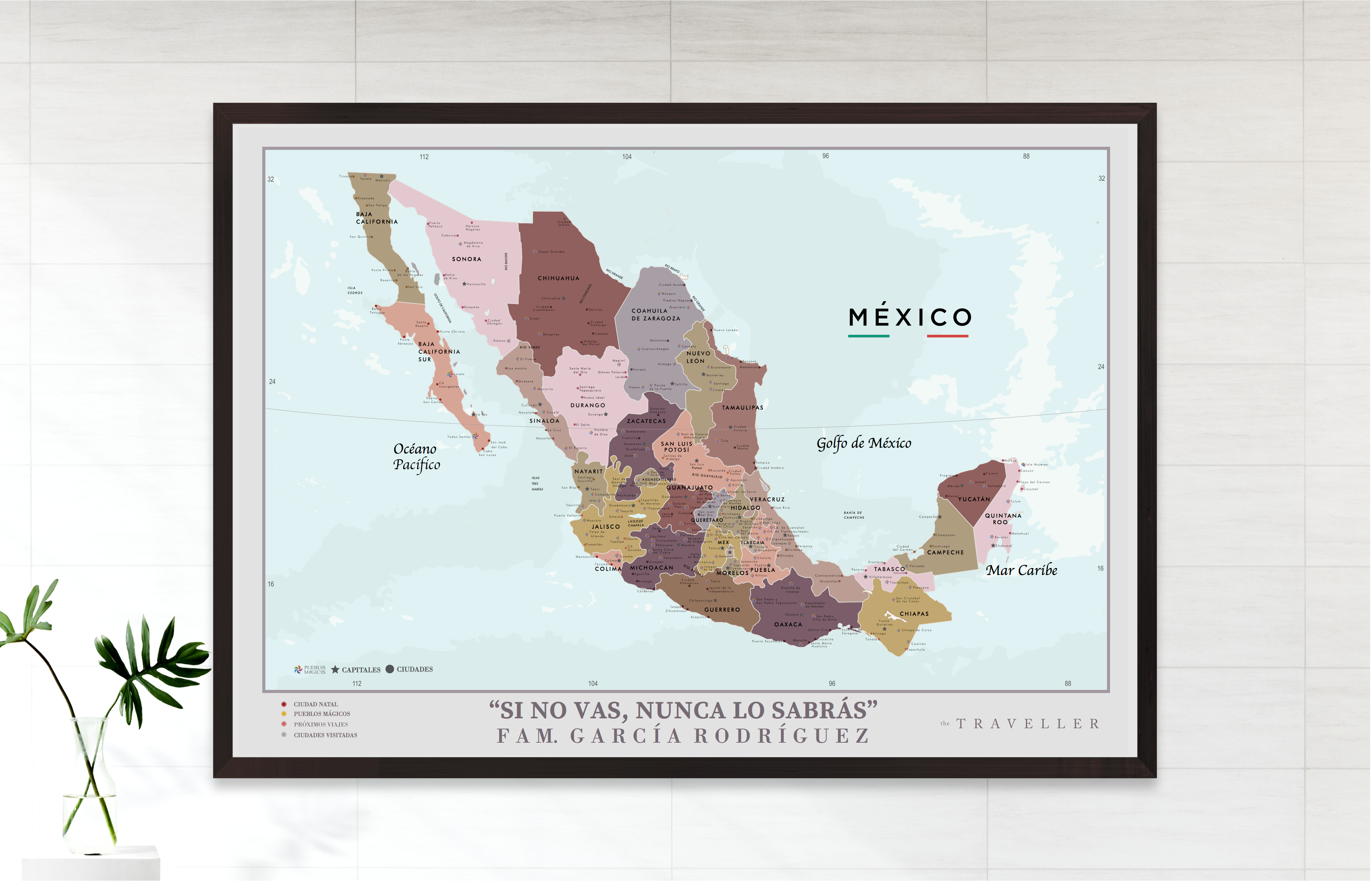 Mapas de México (70x49cm)