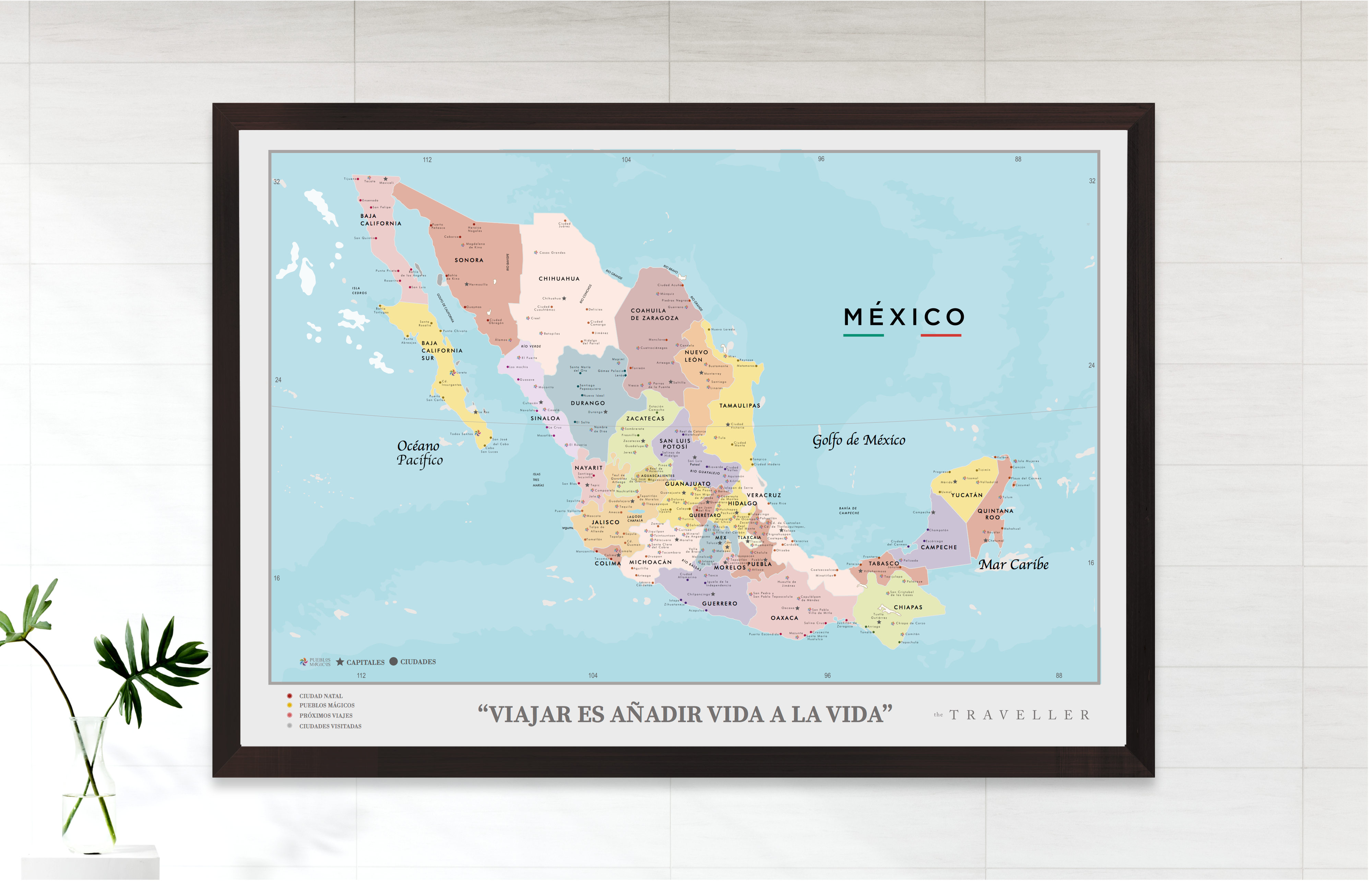 Mapas de México (70x49cm)