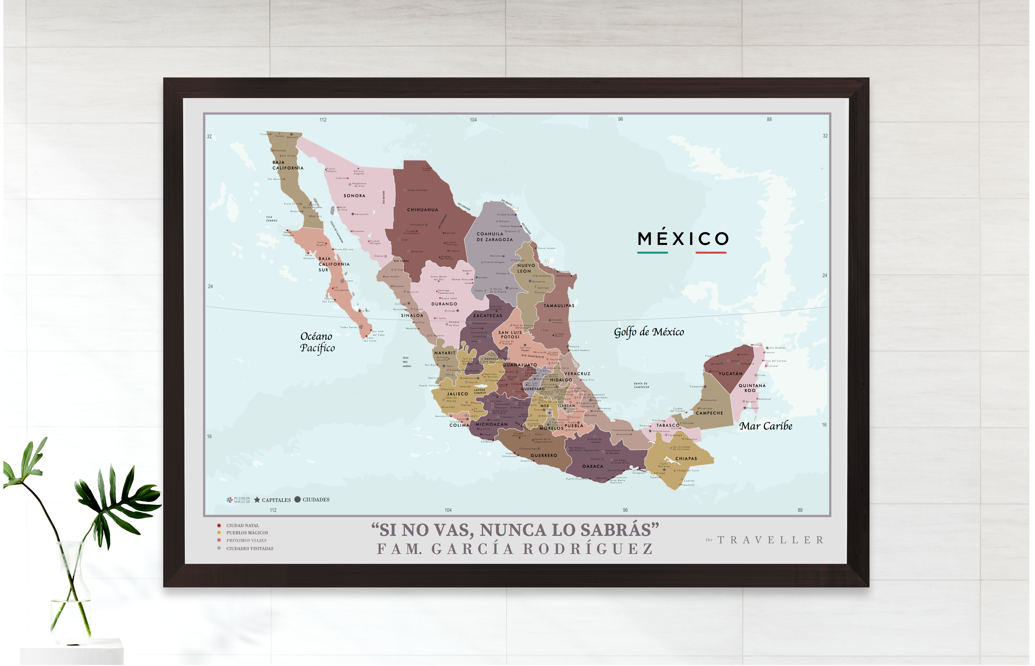 Mapas de México (70x49cm)