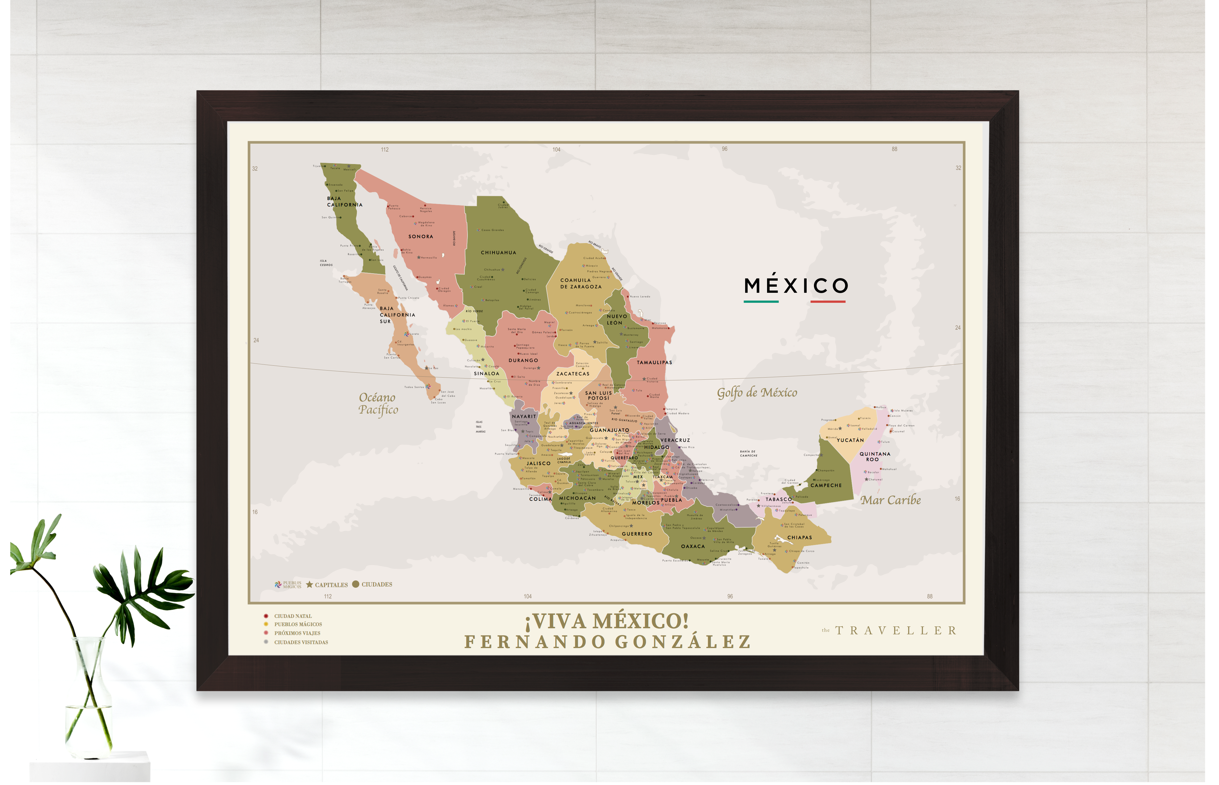 Mapas de México (70x49cm)