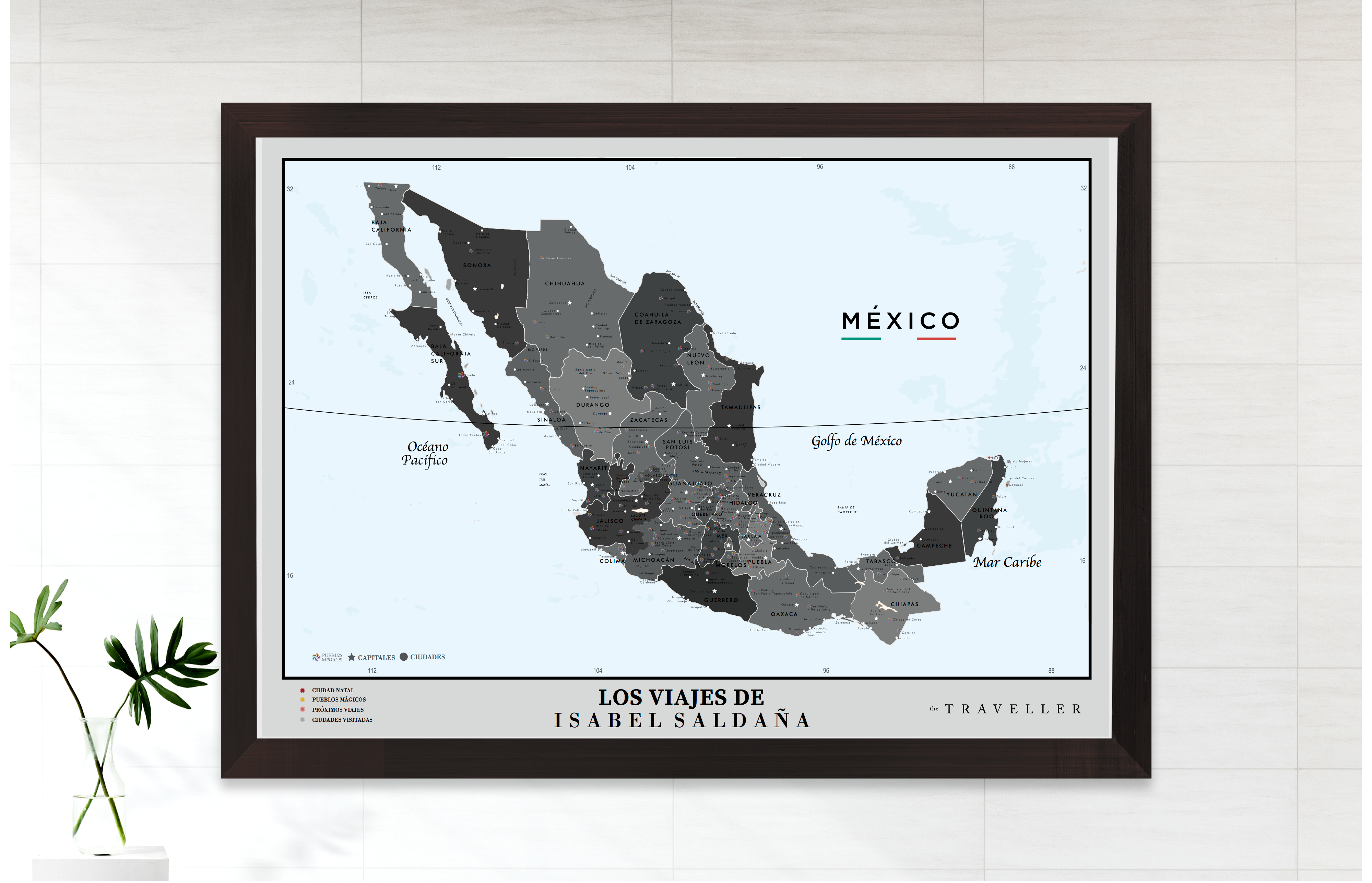 Mapas de México (70x49cm)