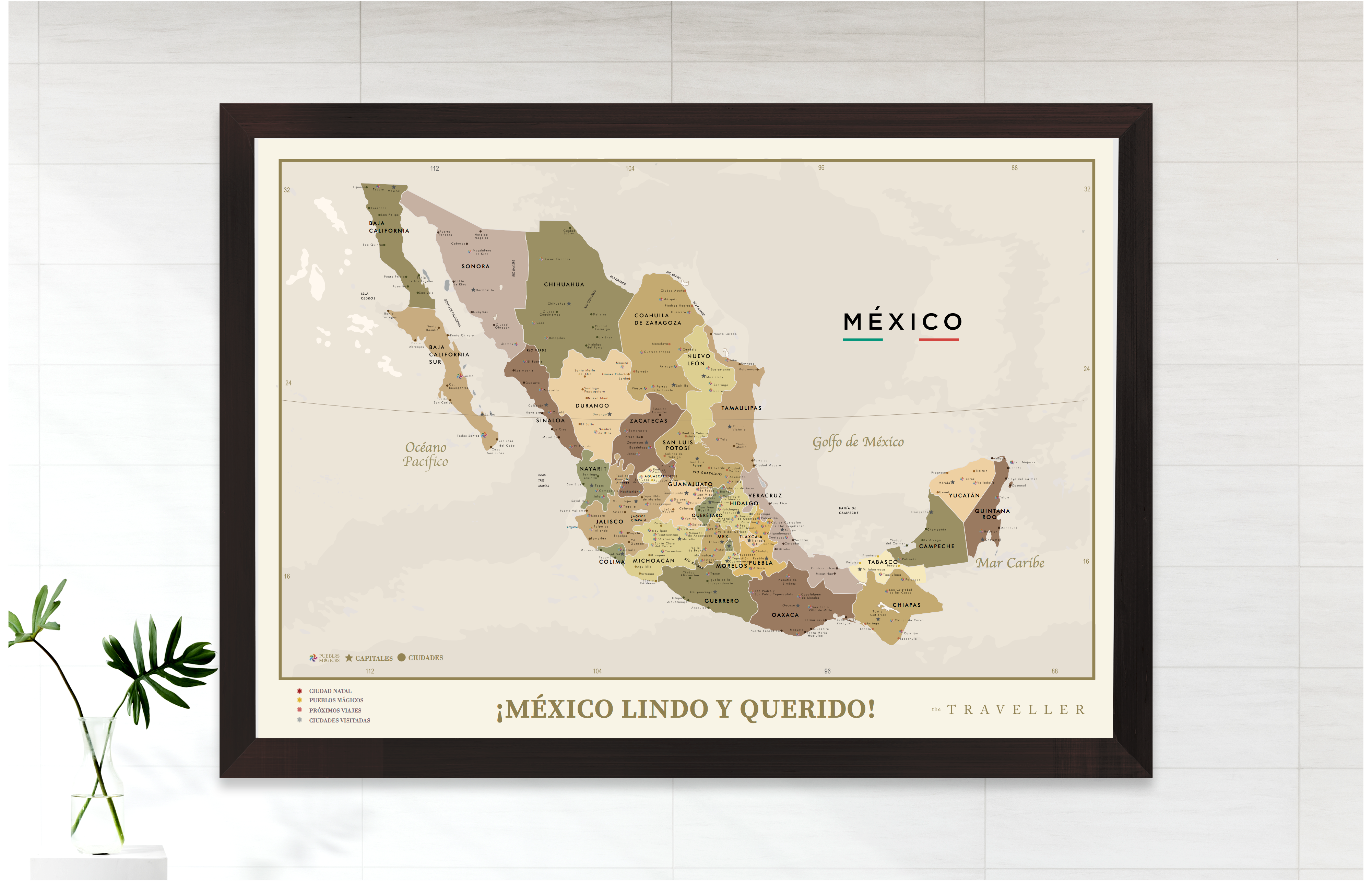Mapas de México (70x49cm)