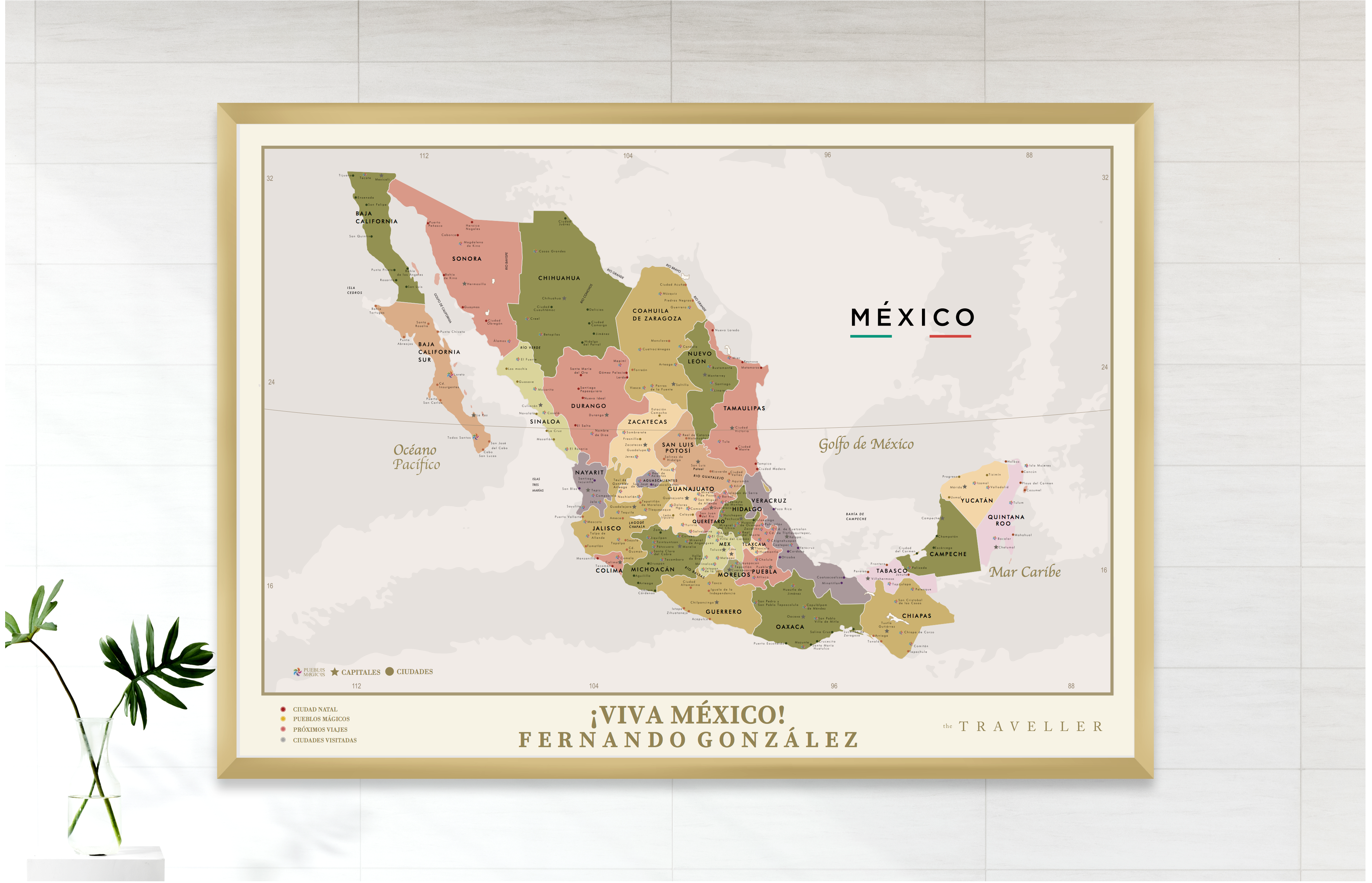 Mapas de México (70x49cm)
