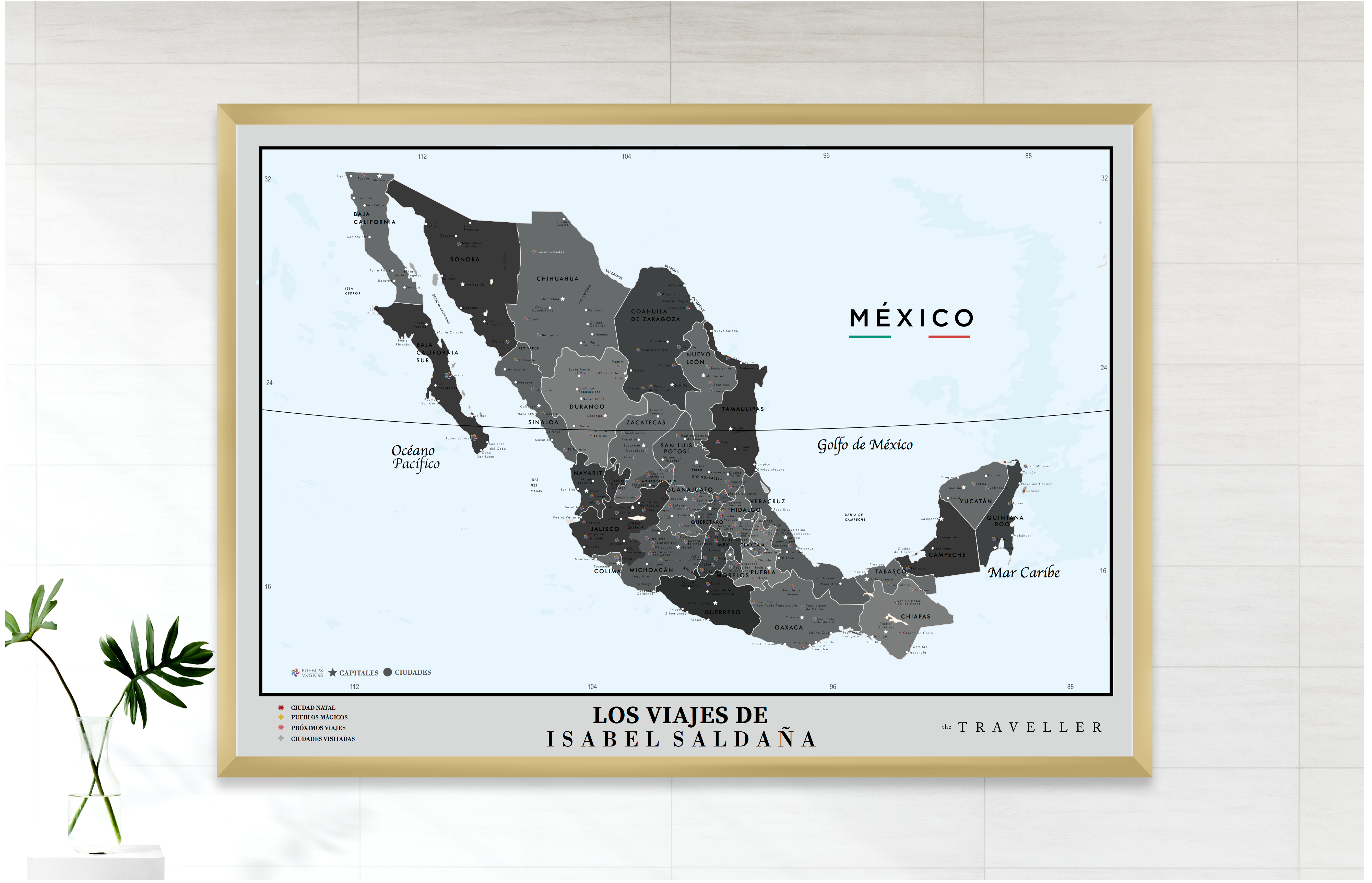 Mapas de México (70x49cm)