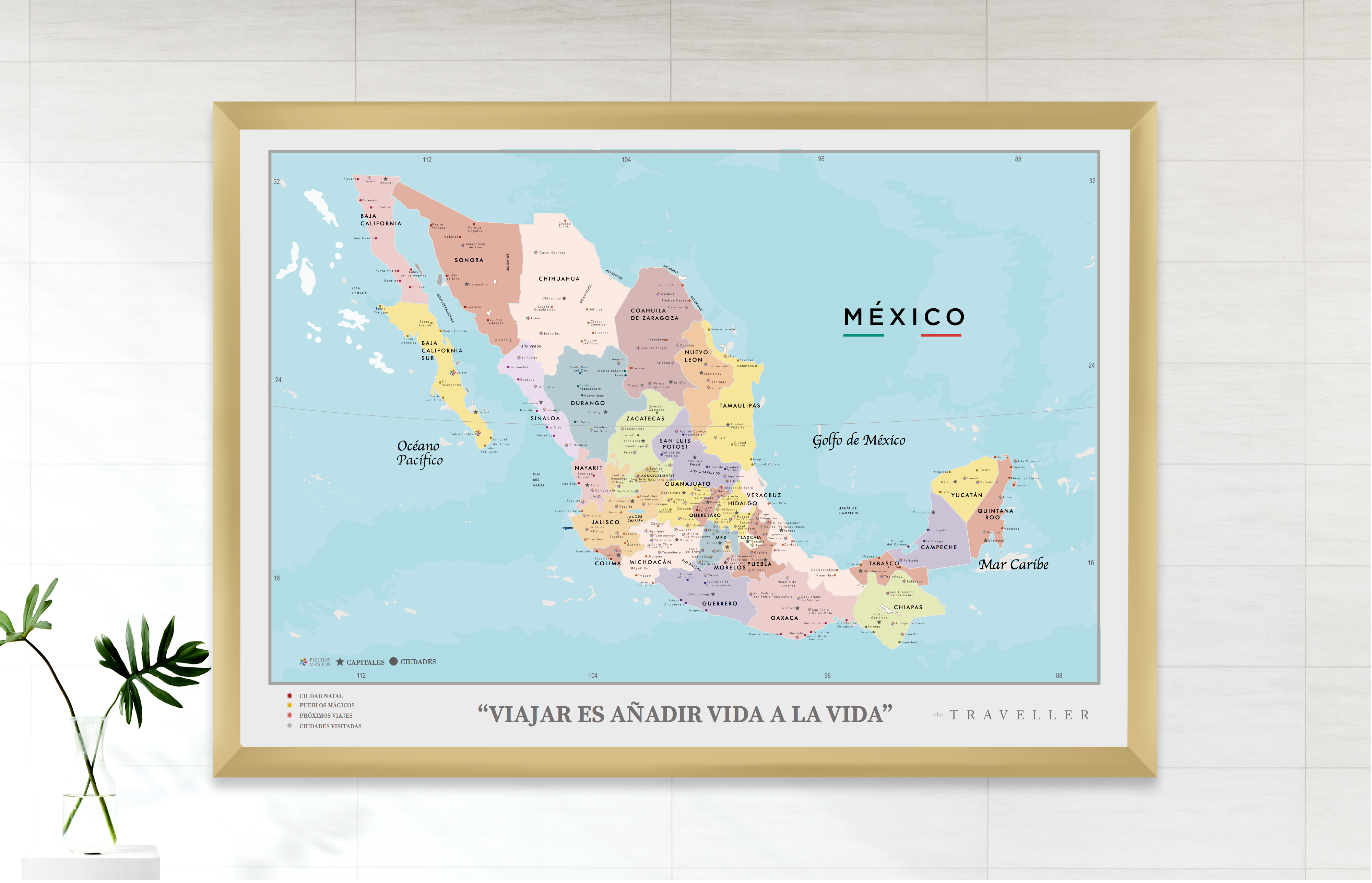 Mapas de México (70x49cm)
