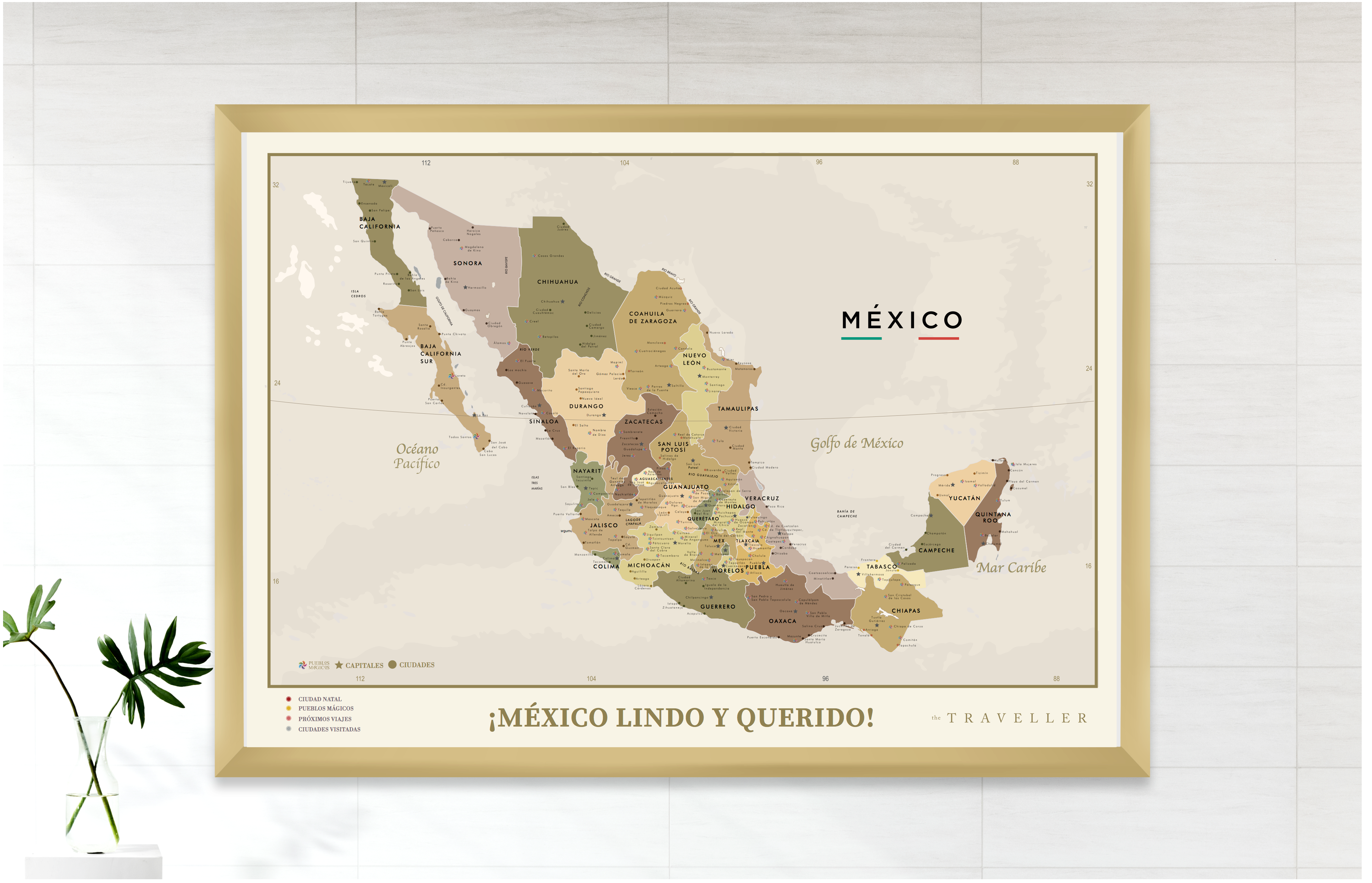 Mapas de México (70x49cm)