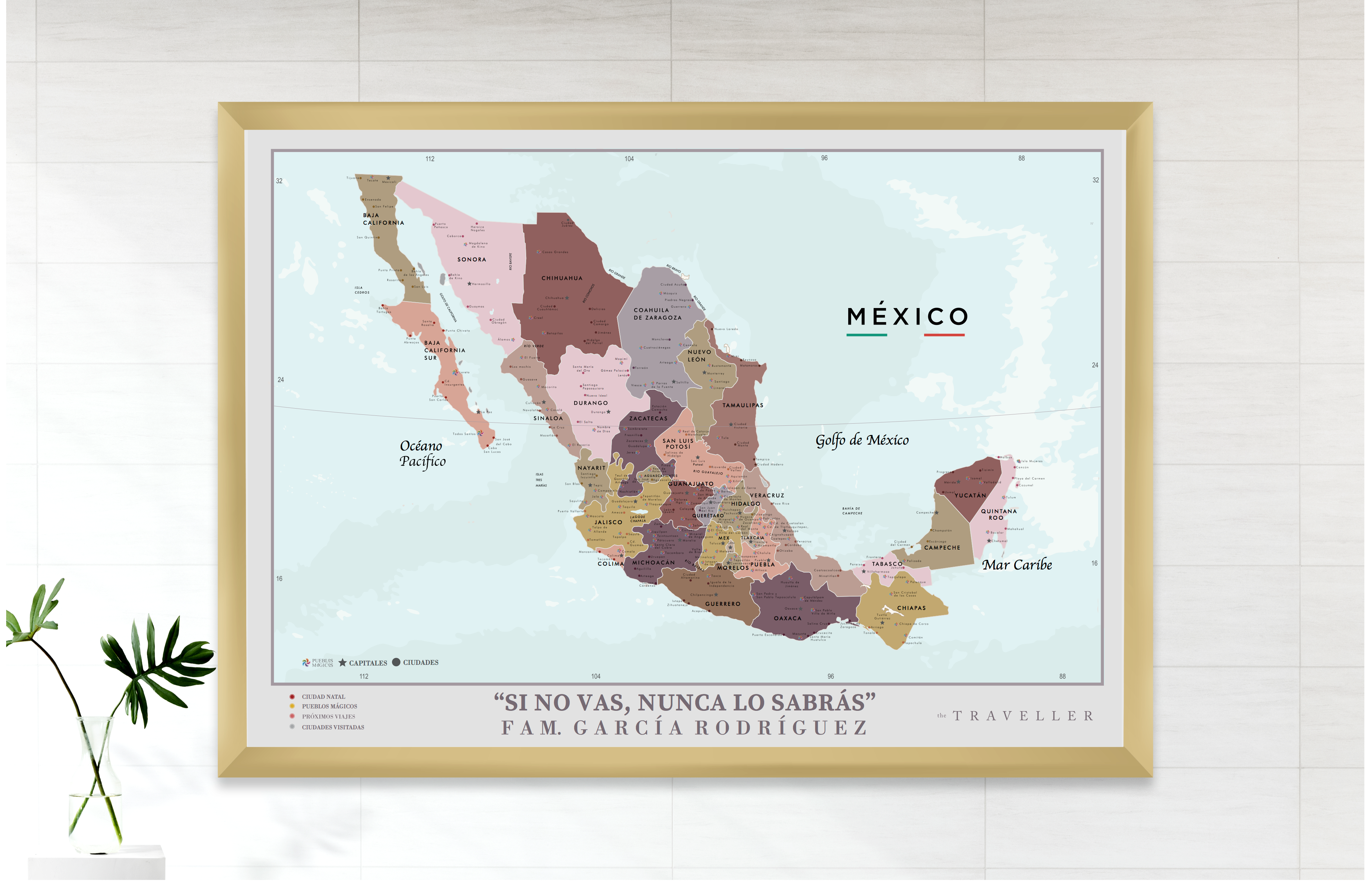 Mapas de México (70x49cm)