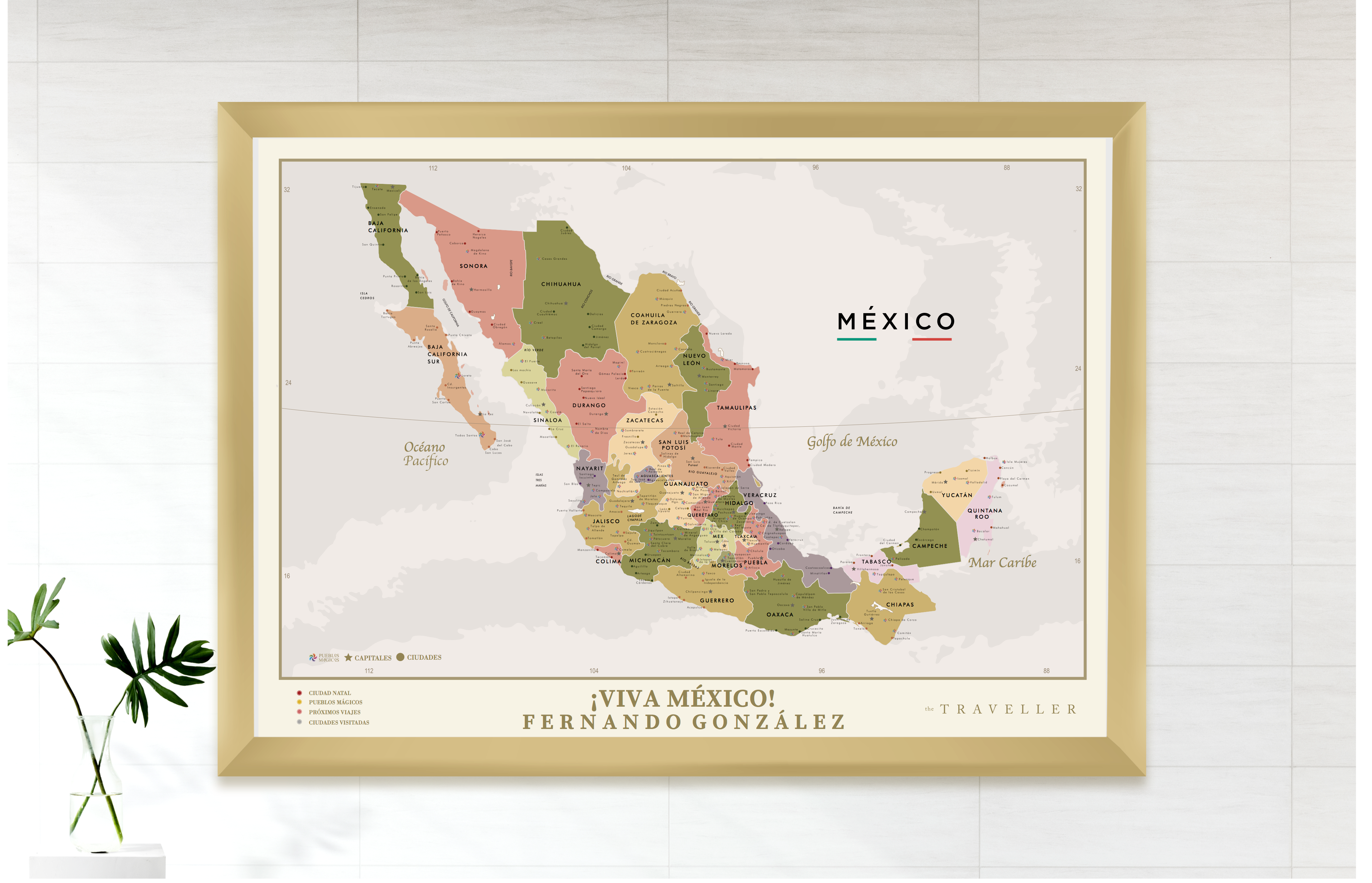 Mapas de México (70x49cm)