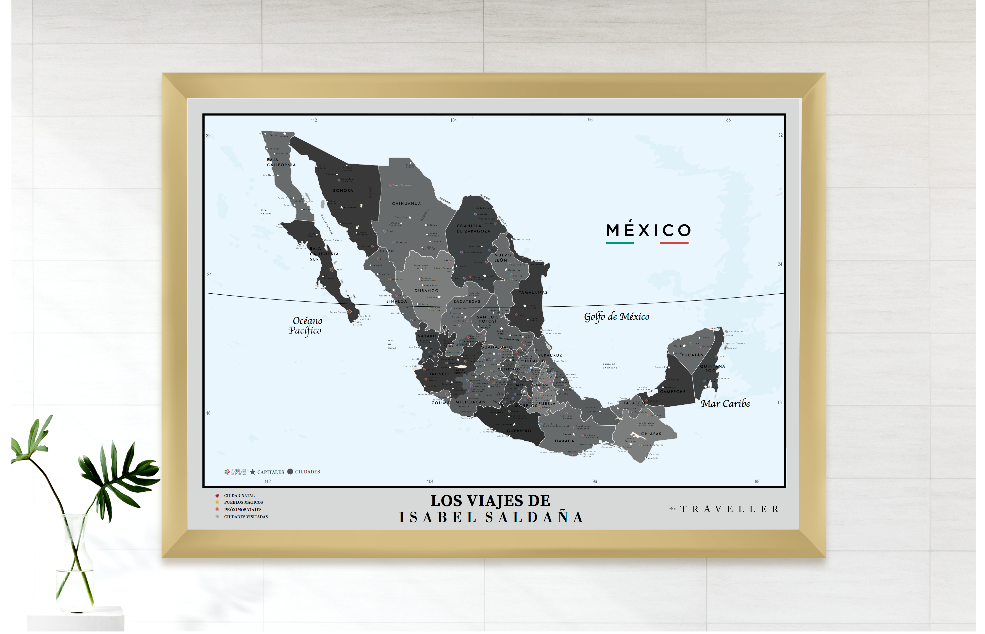 Mapas de México (70x49cm)