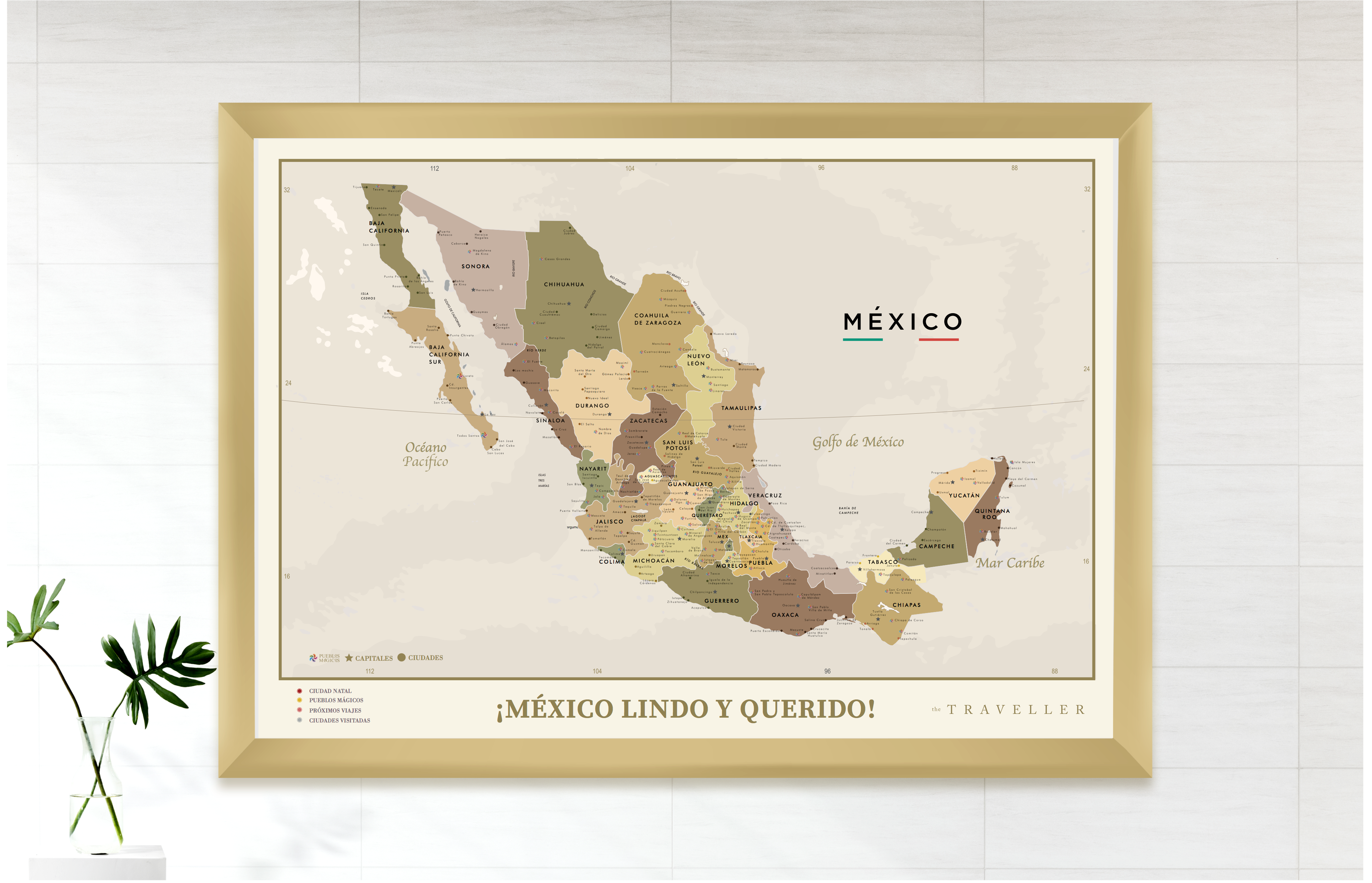 Mapas de México (70x49cm)