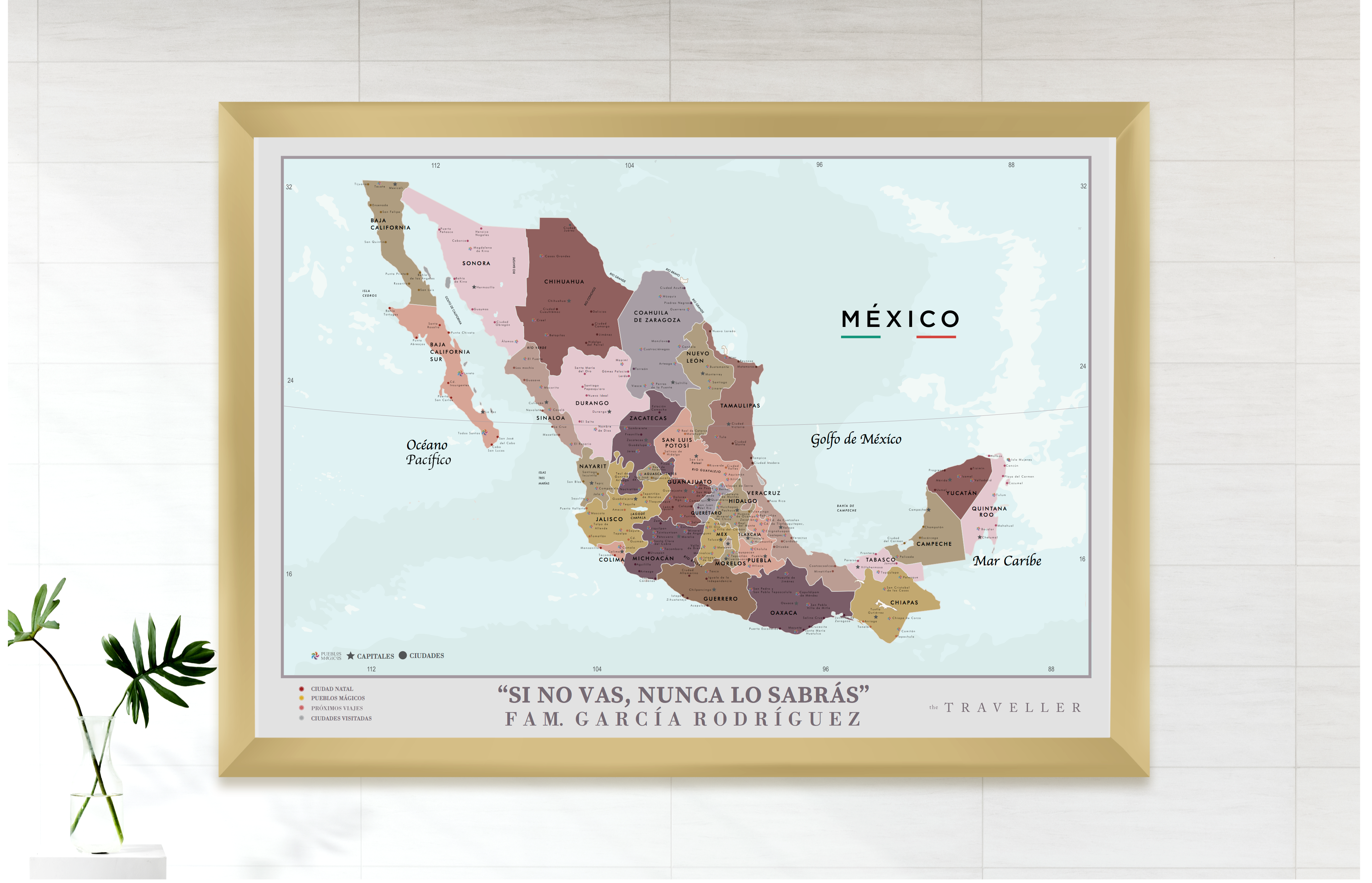 Mapas de México (70x49cm)