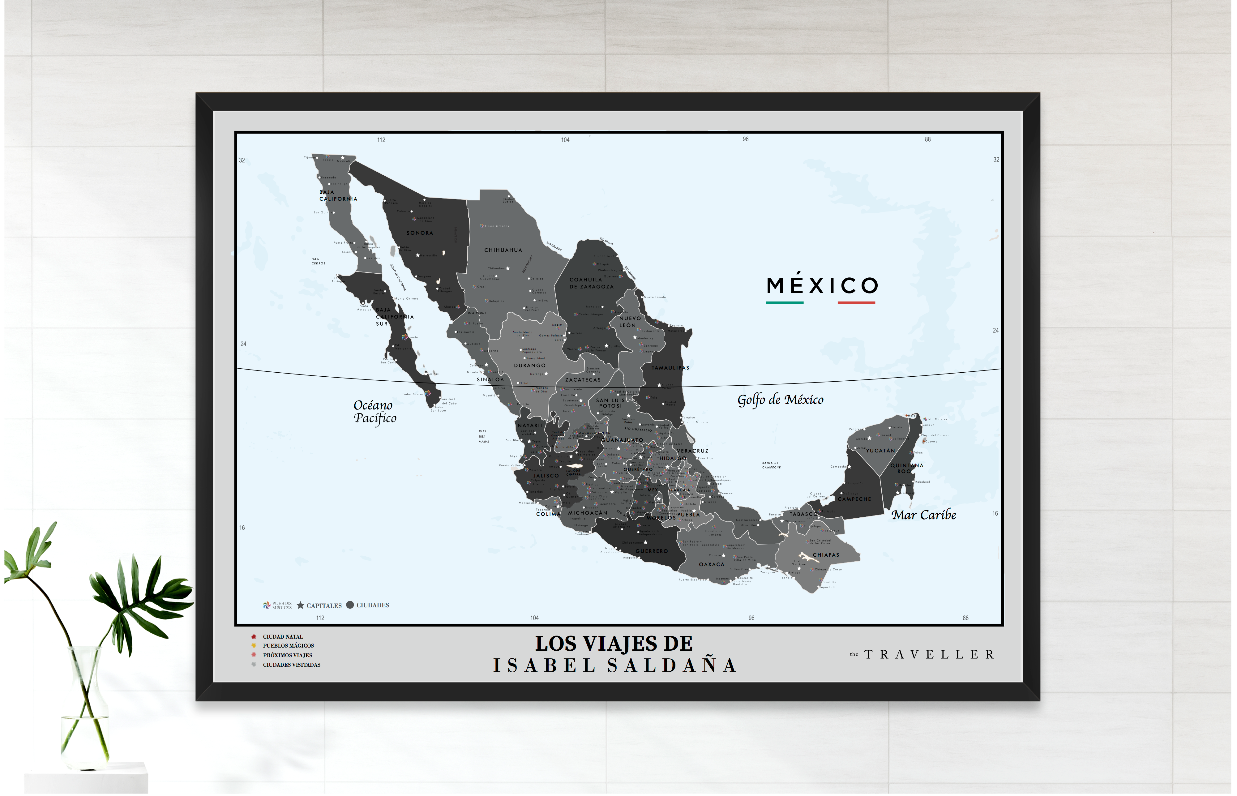 Mapas de México (70x49cm)
