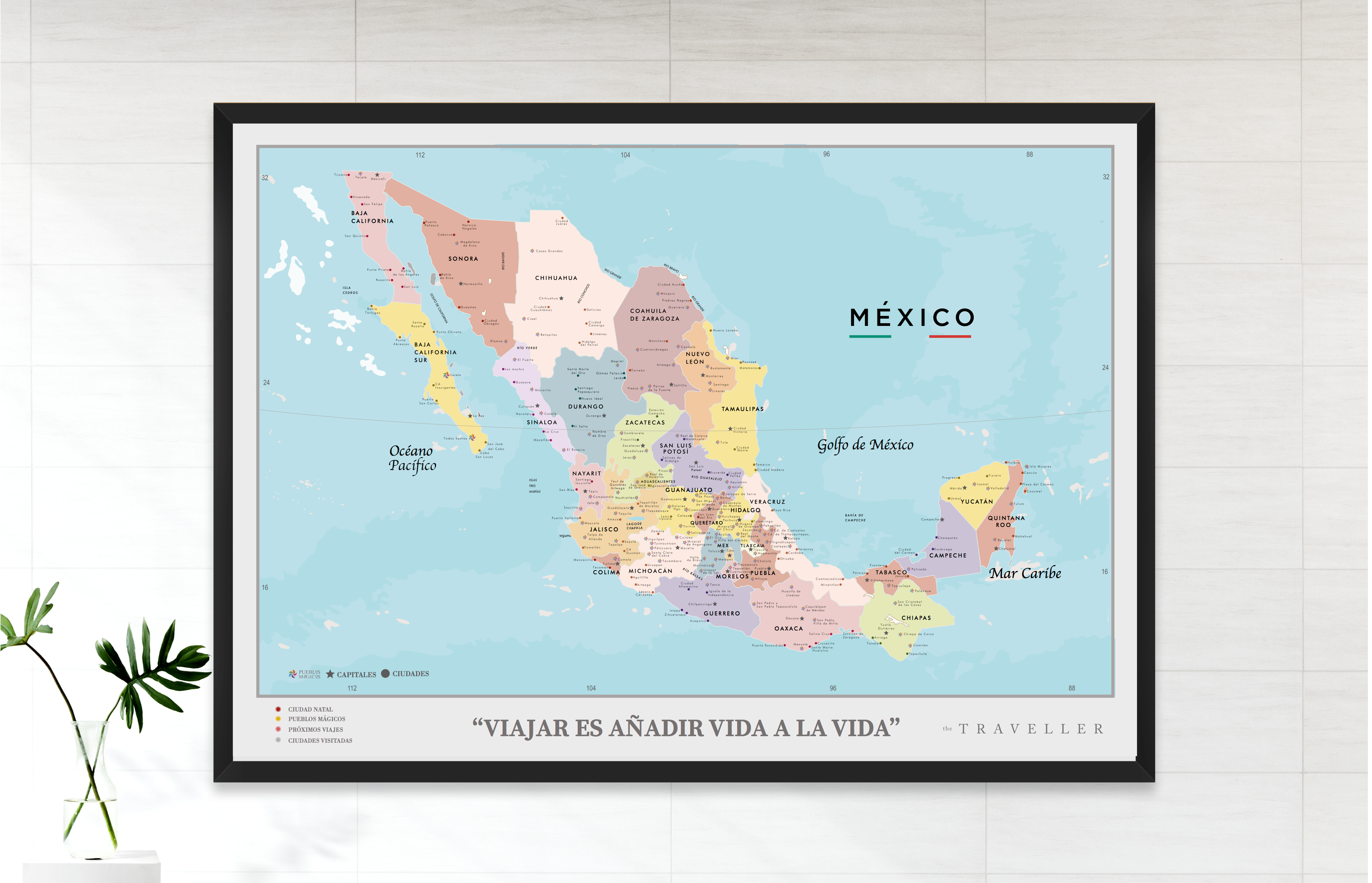 Mapas de México (70x49cm)