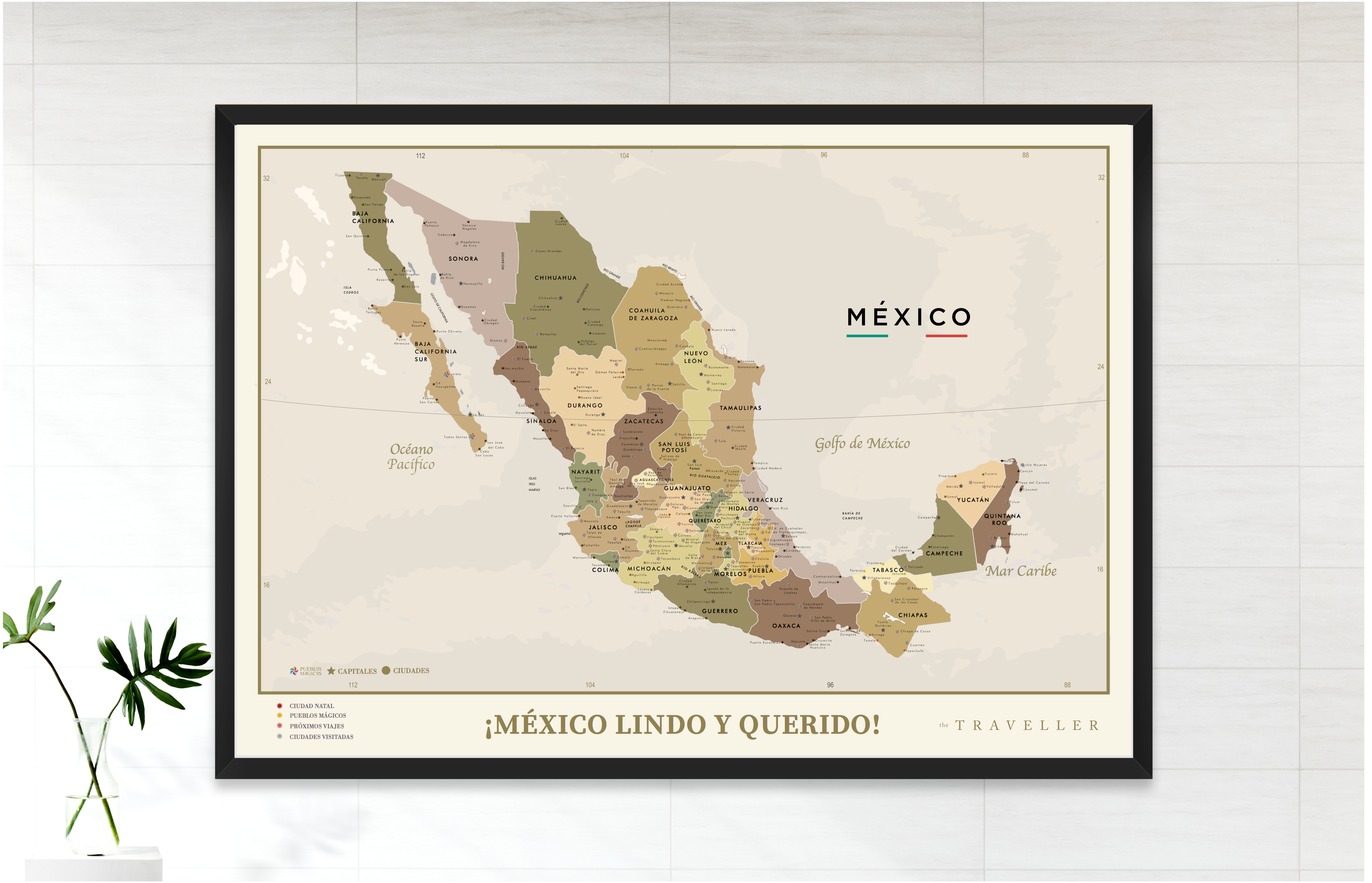 Mapas de México (70x49cm)