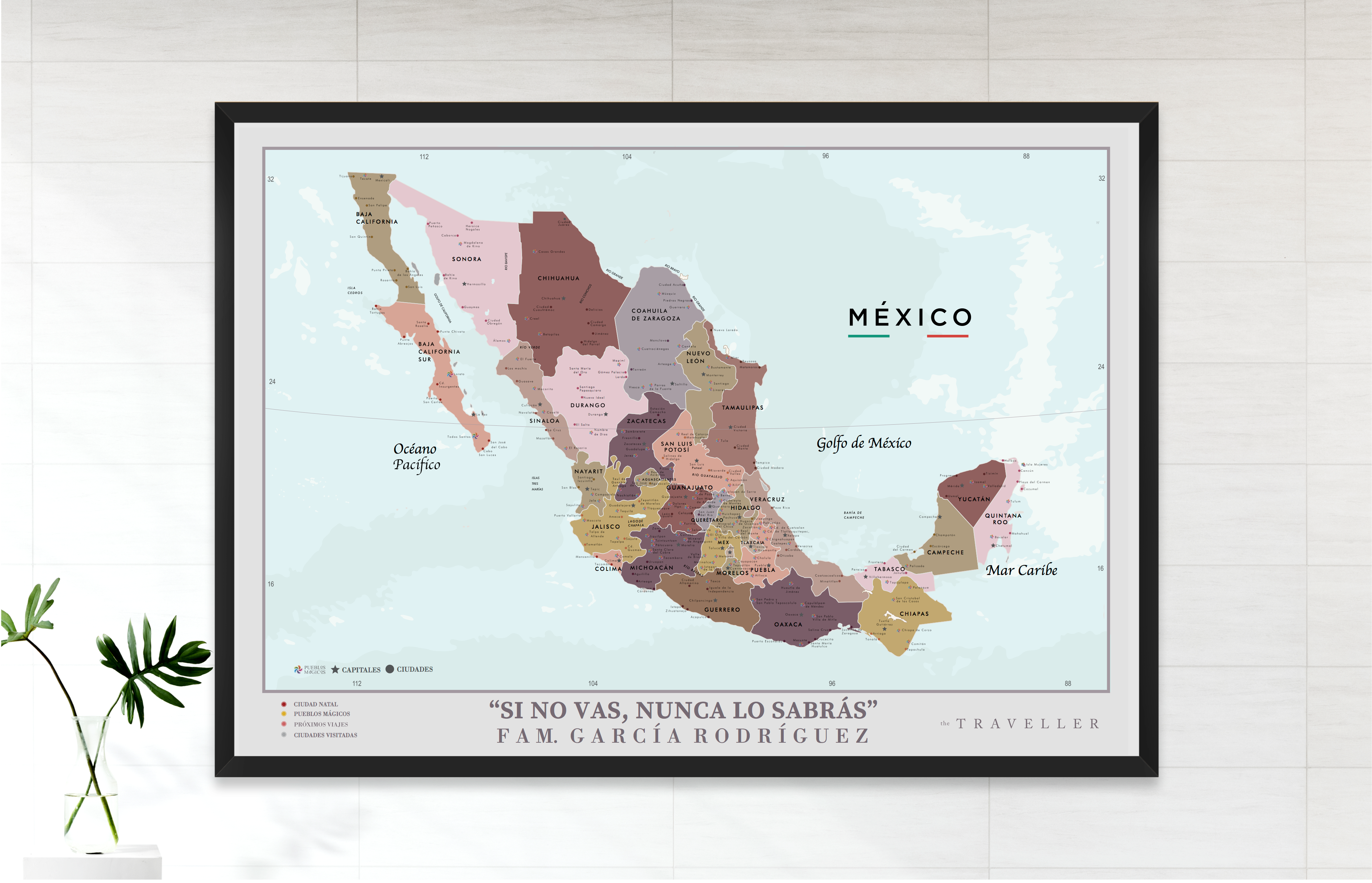 Mapas de México (70x49cm)