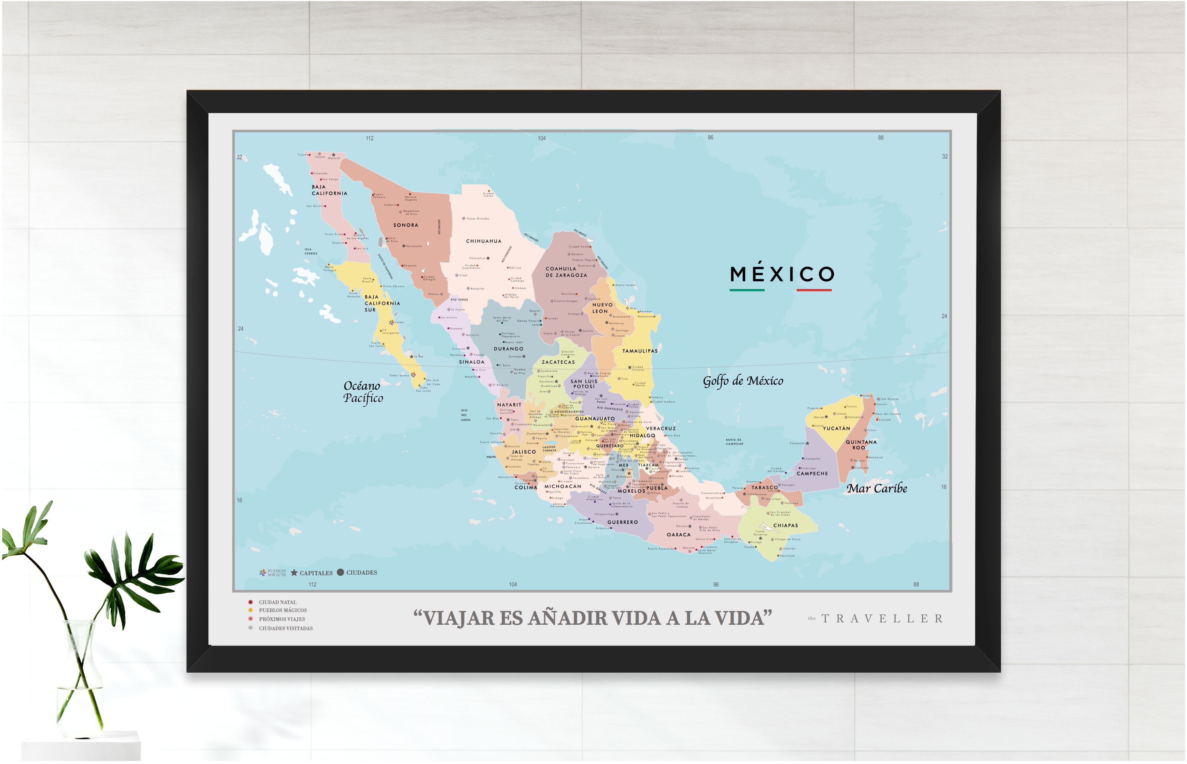 Mapas de México (70x49cm)