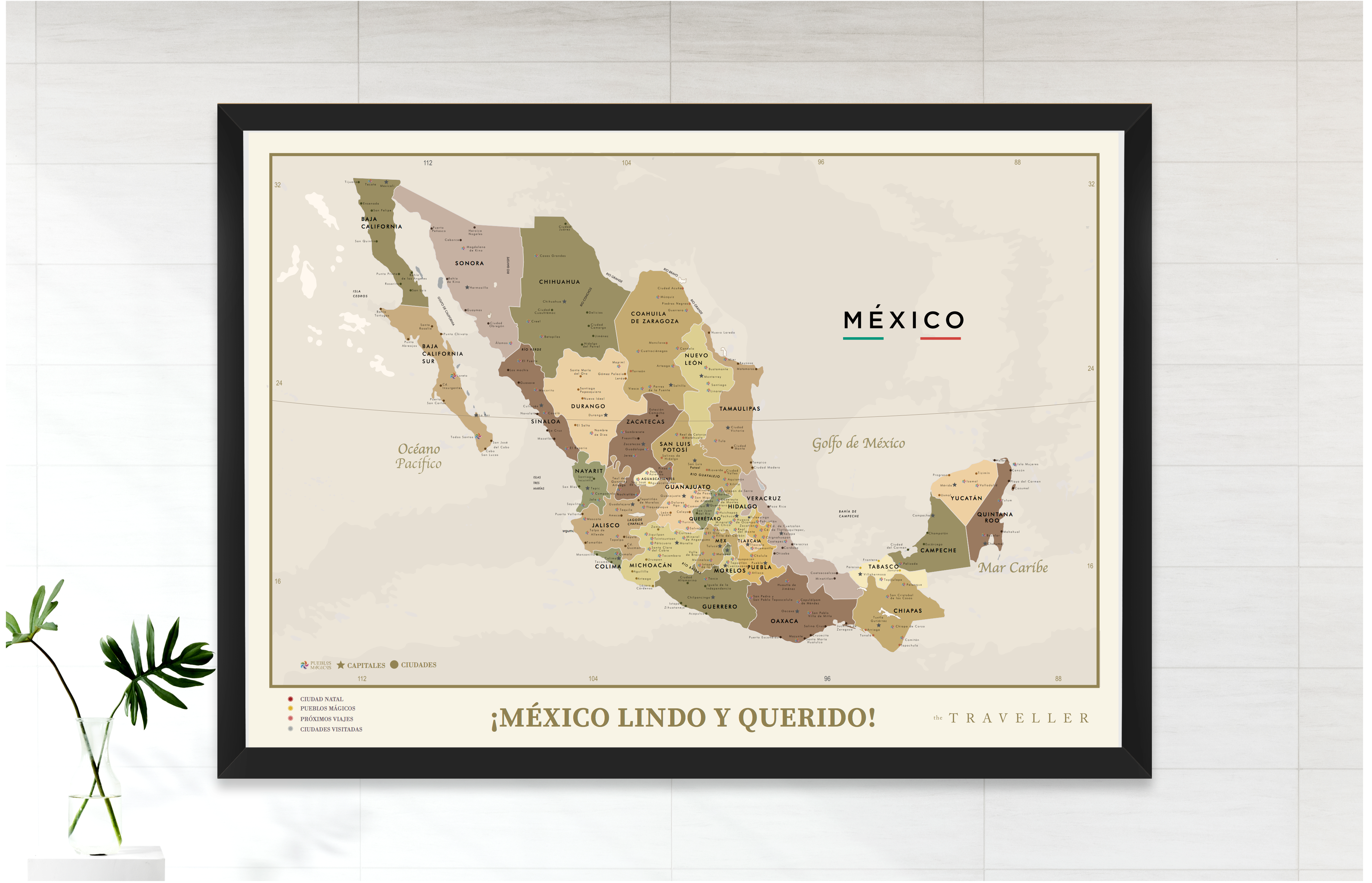 Mapas de México (70x49cm)