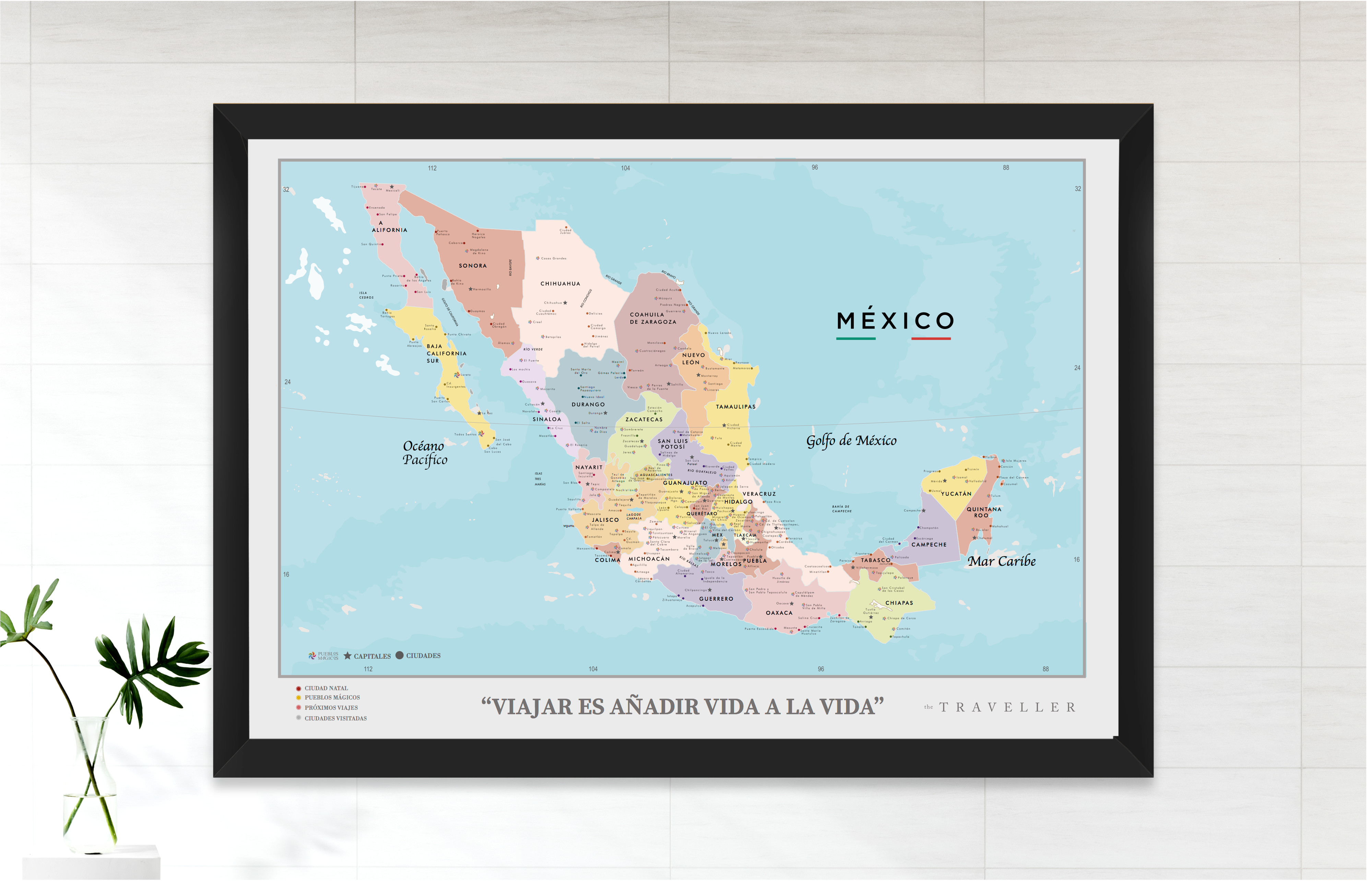 Mapas de México (70x49cm)