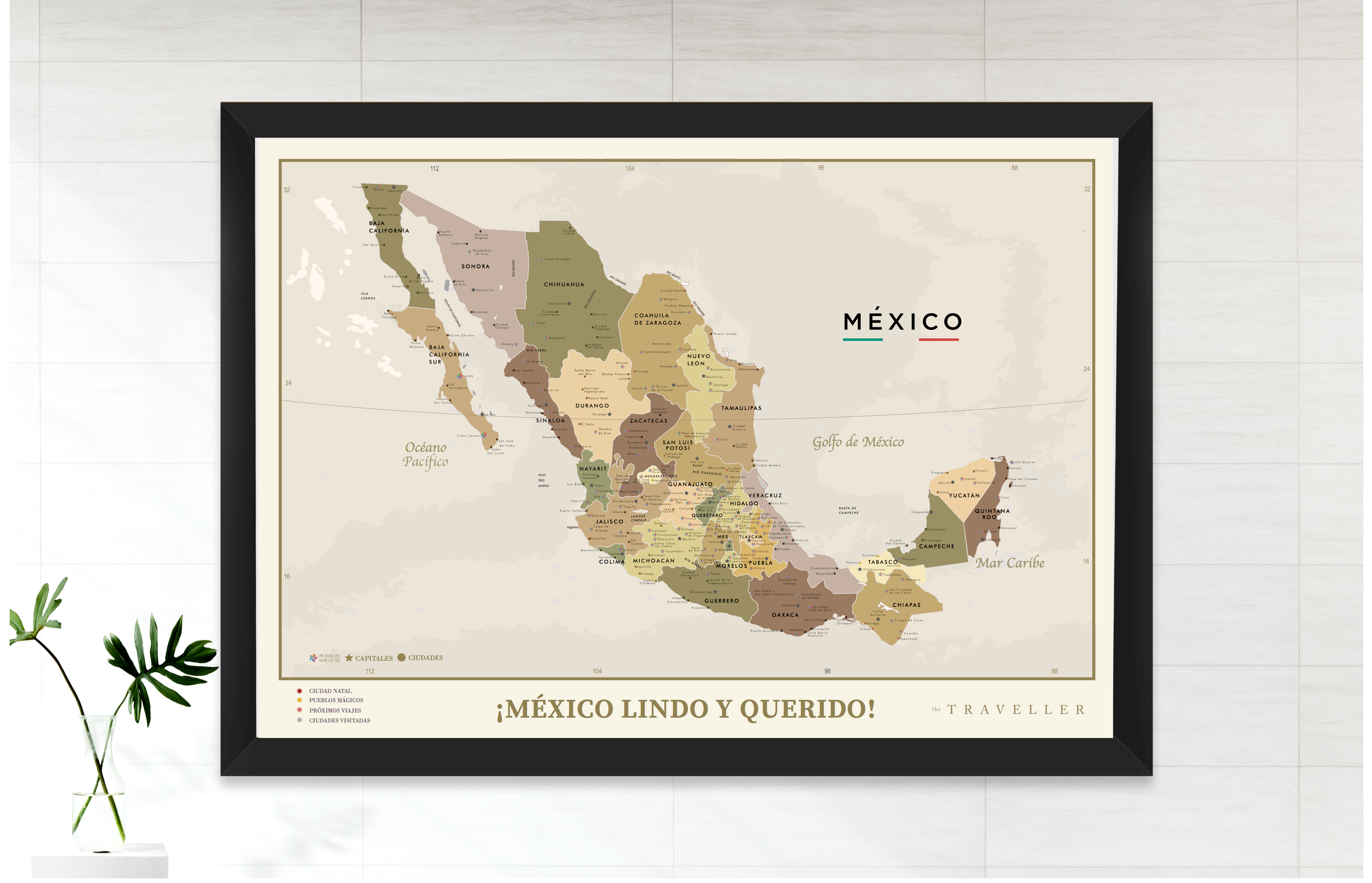 Mapas de México (70x49cm)