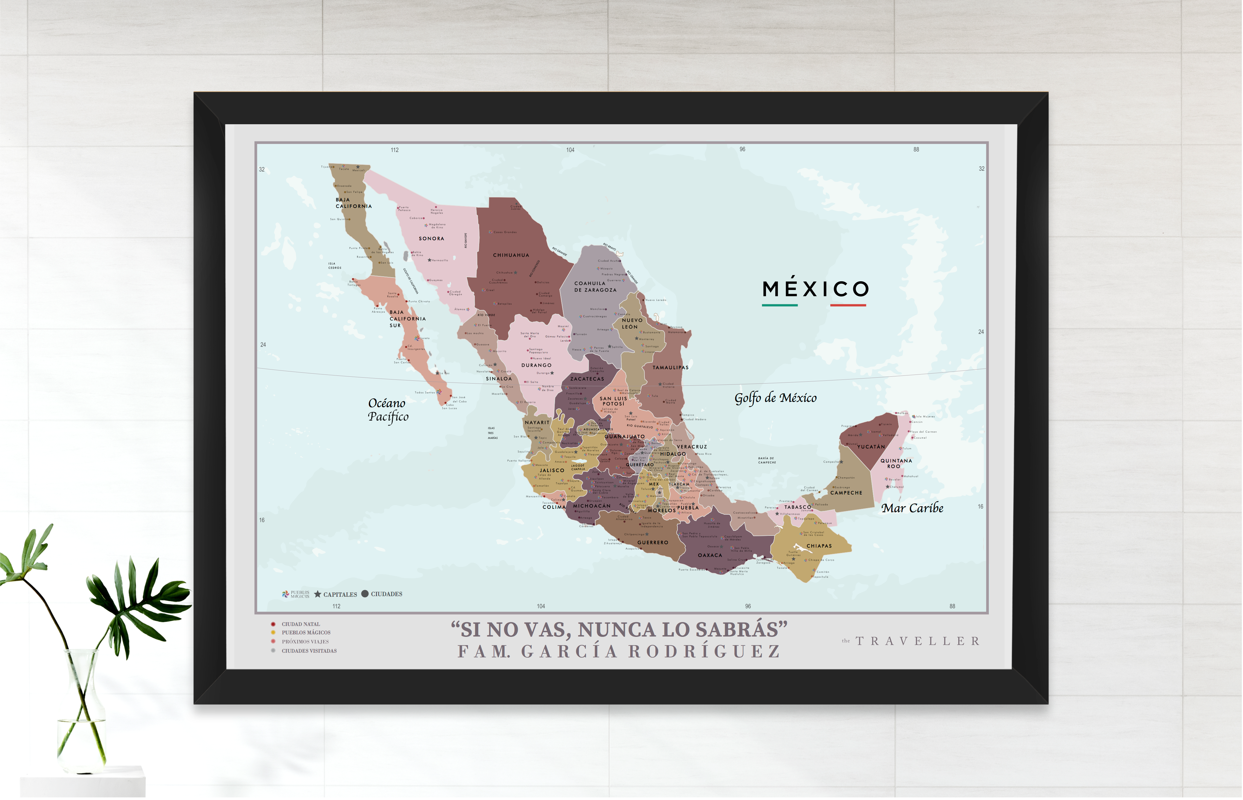 Mapas de México (70x49cm)