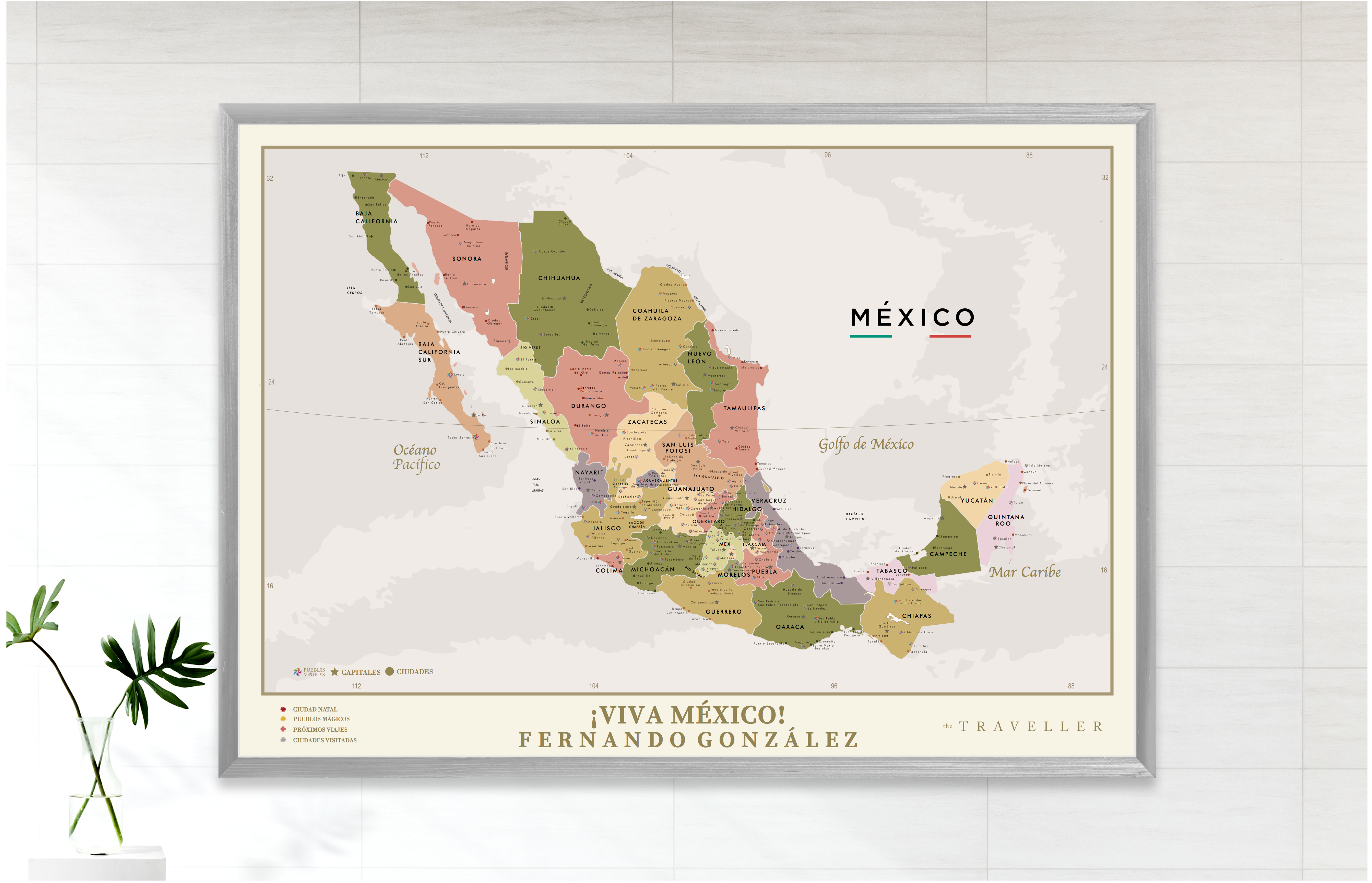 Mapas de México (70x49cm)