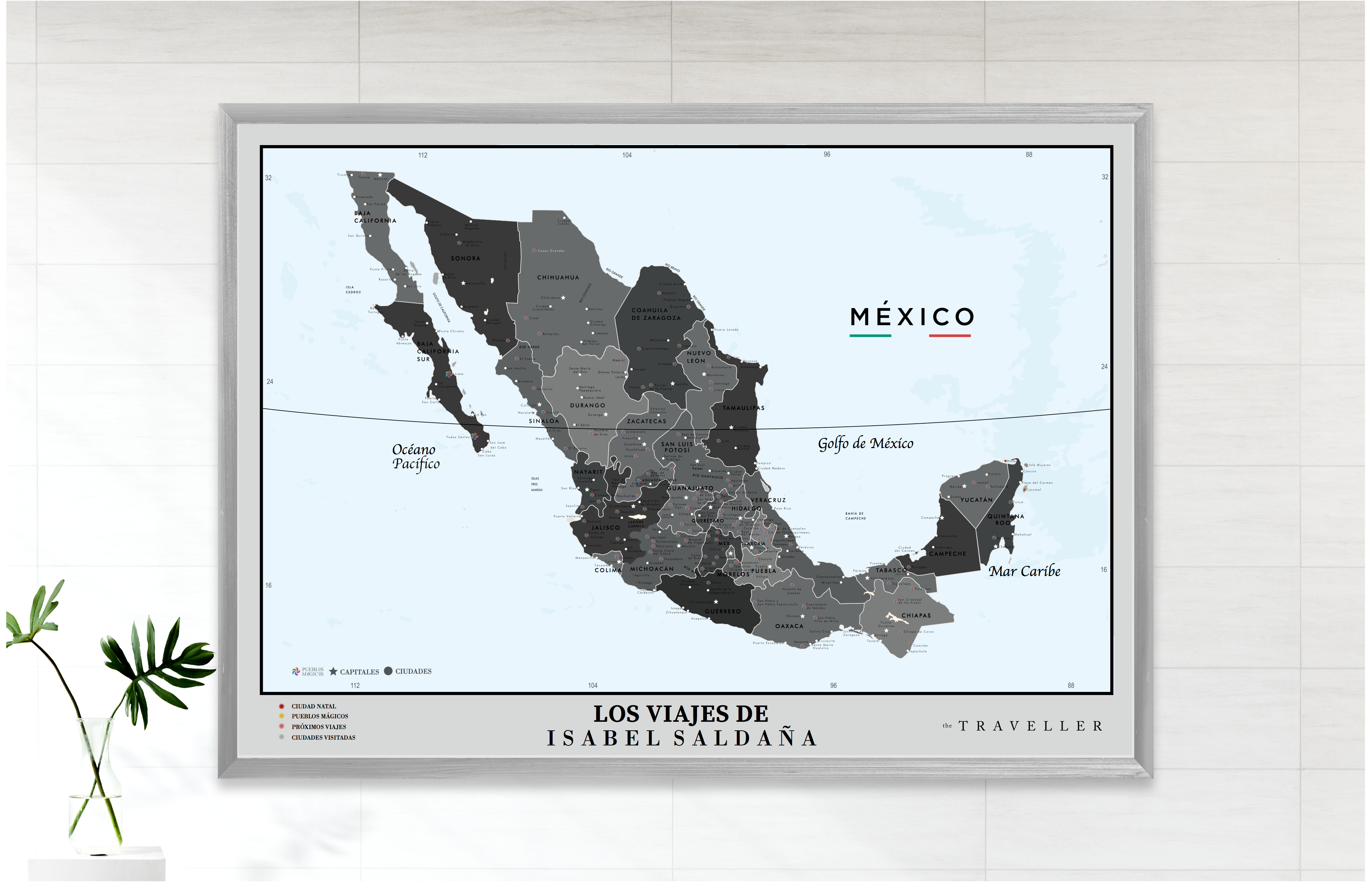 Mapas de México (70x49cm)