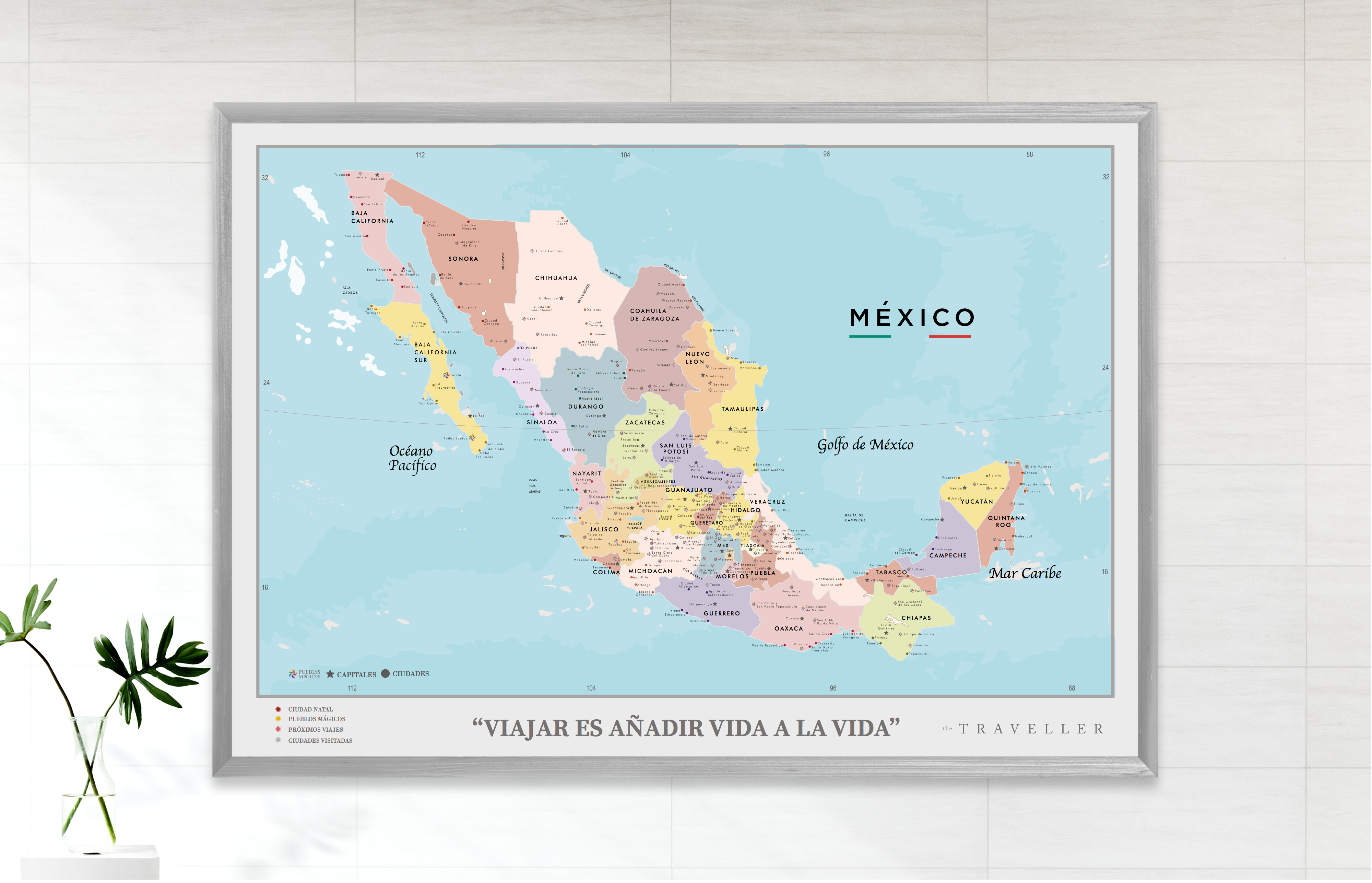 Mapas de México (70x49cm)
