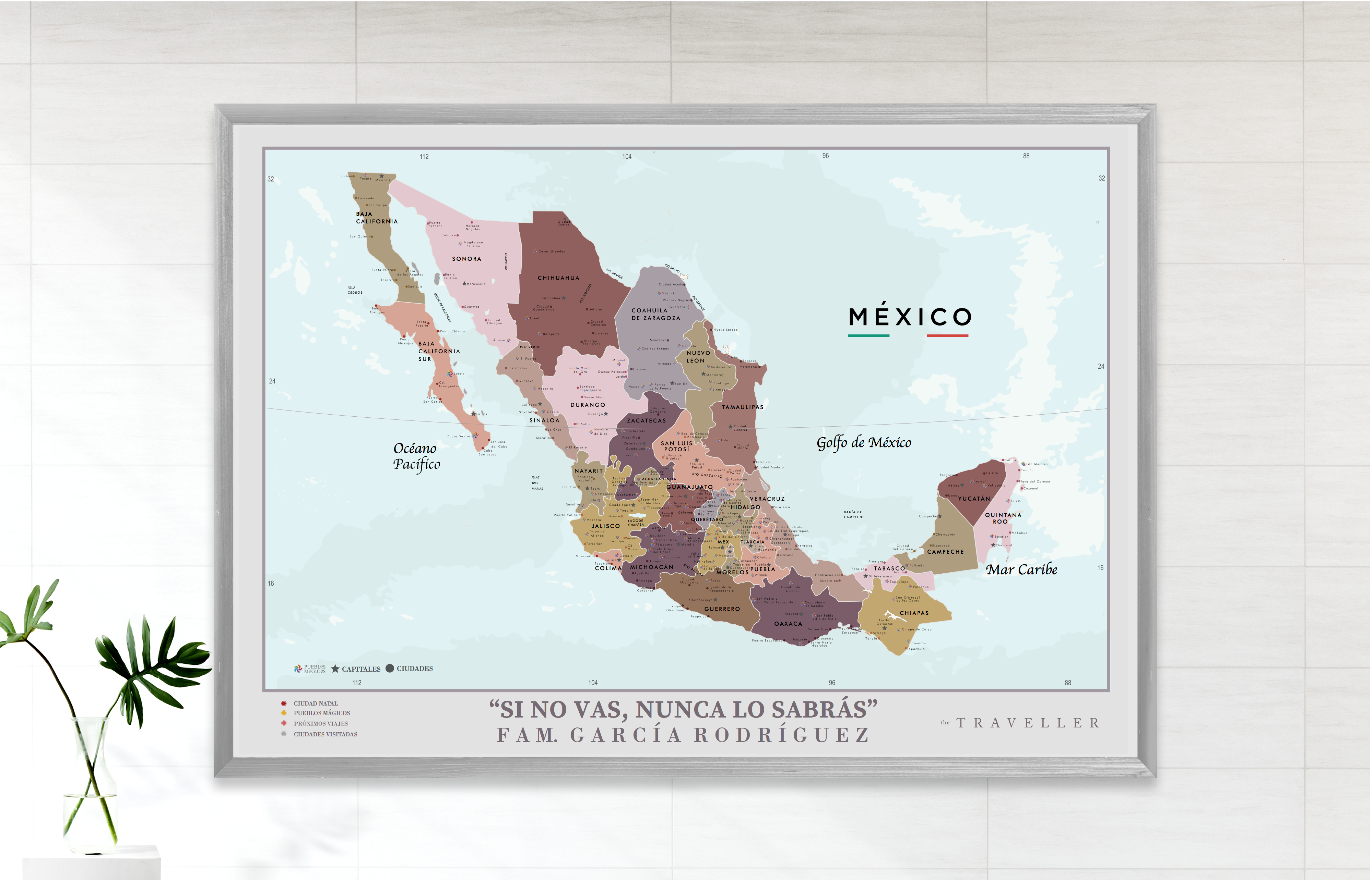 Mapas de México (70x49cm)